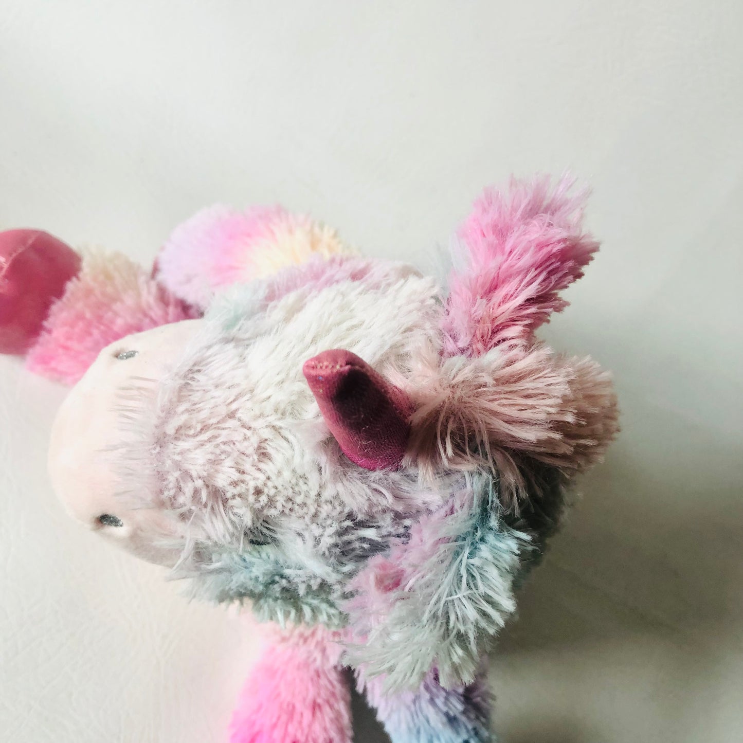 Warmies Pink Rainbow Unicorn Microwaveable Soft Toy Plush Approx 15" Heatable