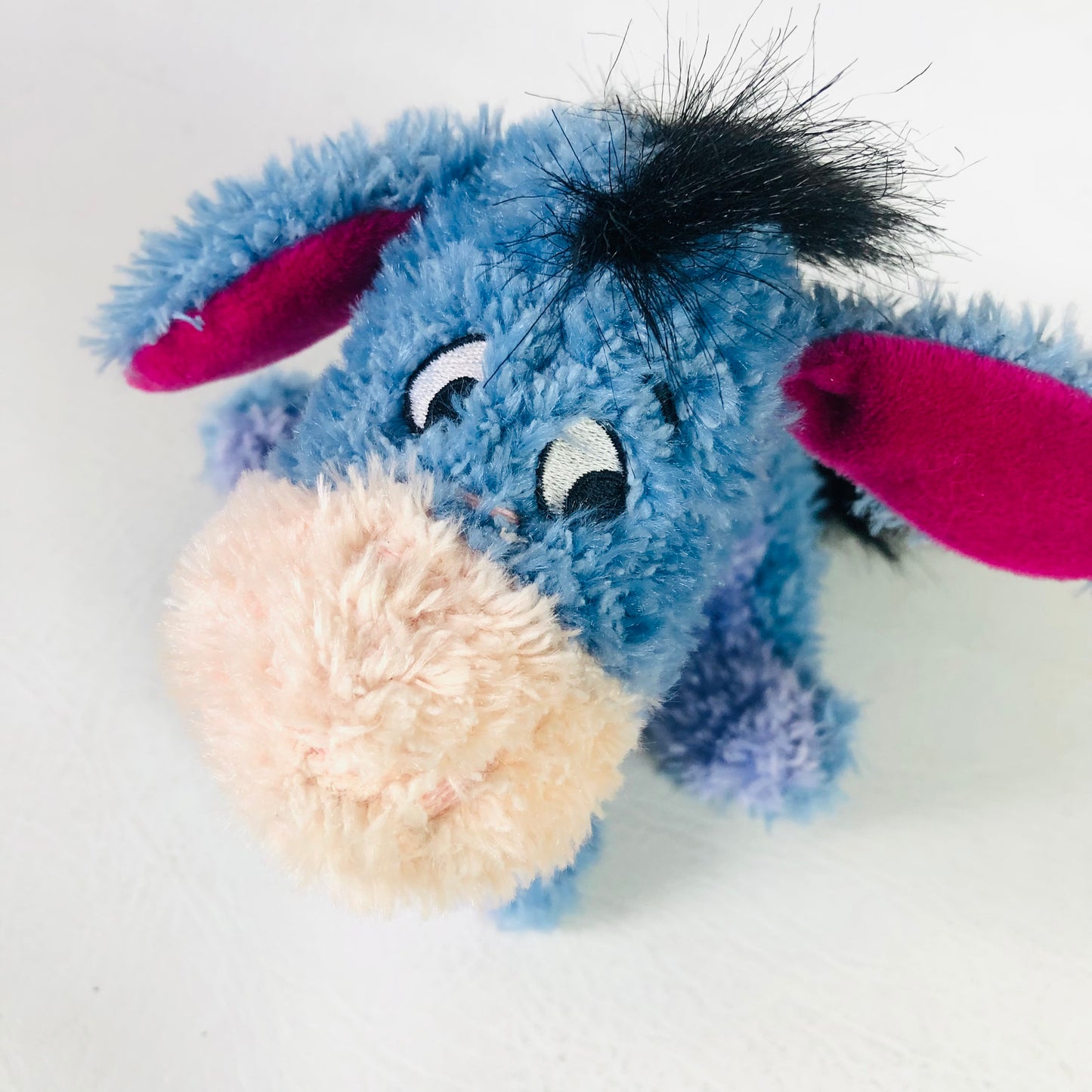 Disney Store Winnie The Pooh Eeyore Fluffy Plush Soft Toy 7” Official