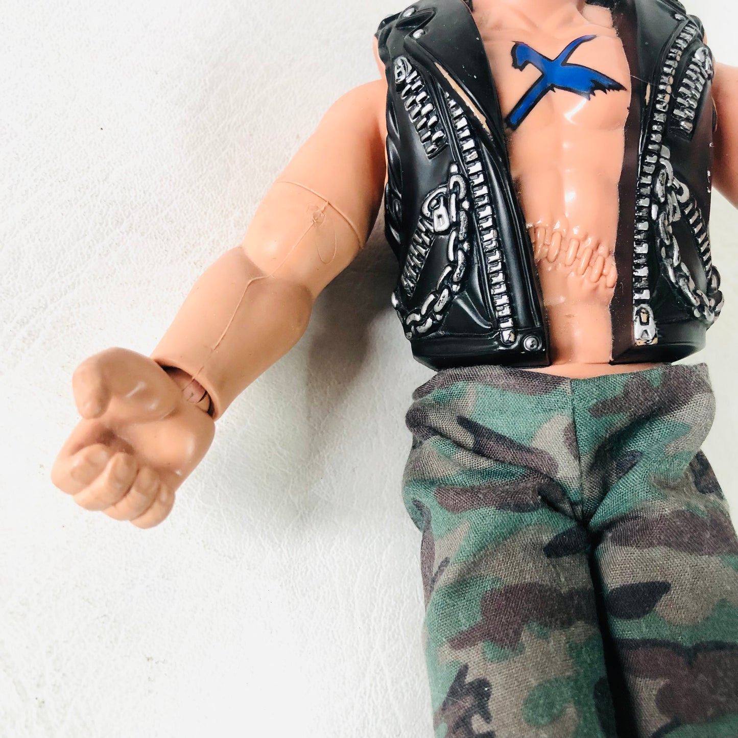 Vintage Action Man Dr X 11" Figure With Yellow Hand Hasbro International 1997