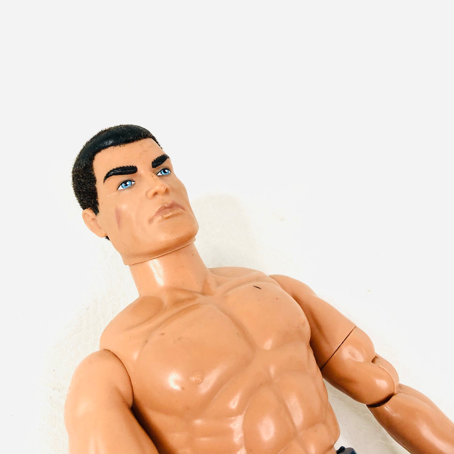 Vintage 1996 Action Man Figure - Hasbro - Teal Trunks & Bicep Tattoo - Retro 12"