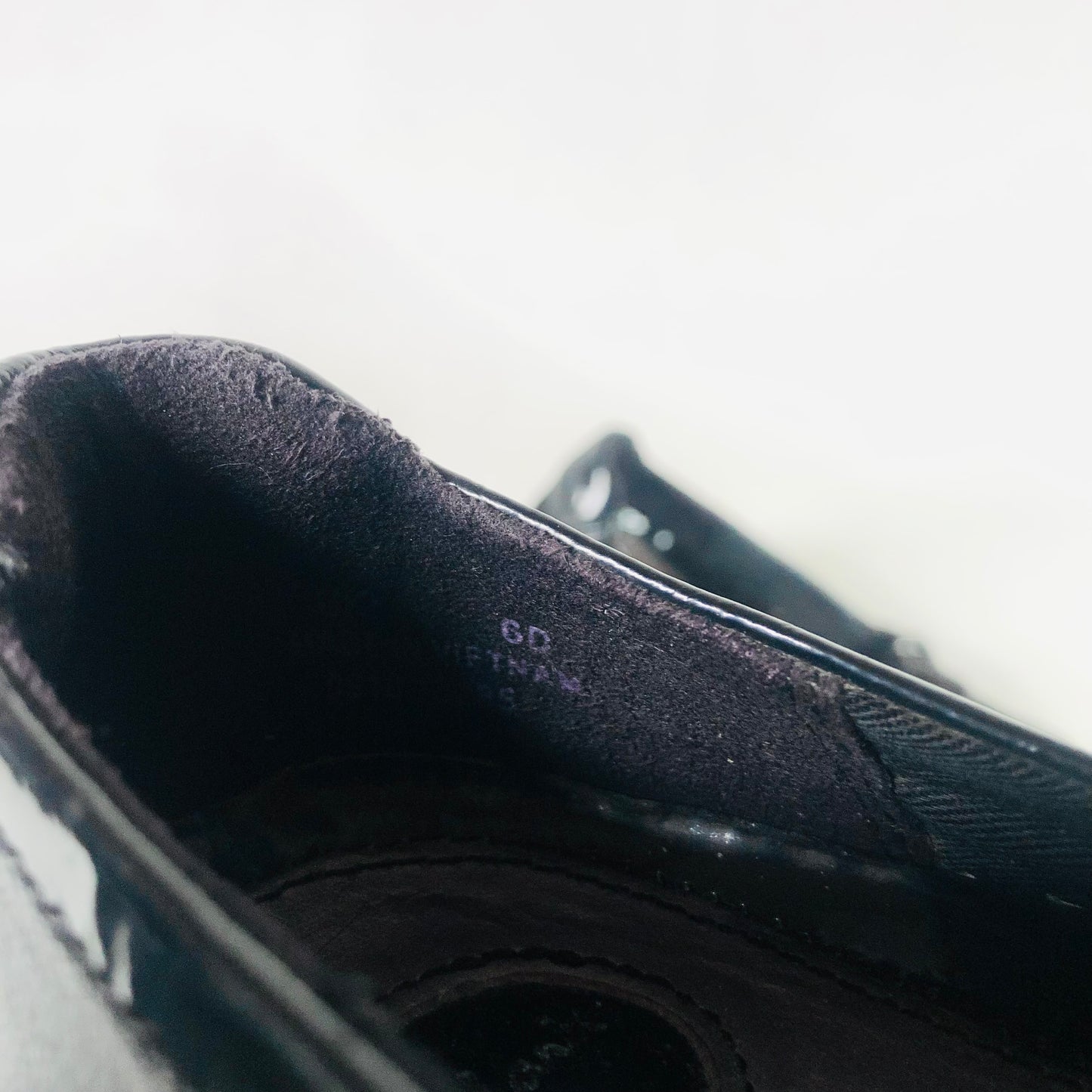 Clarks Active Air Black Leather Low Wedge Heel Mary Jane Shoes Size 6 (39)