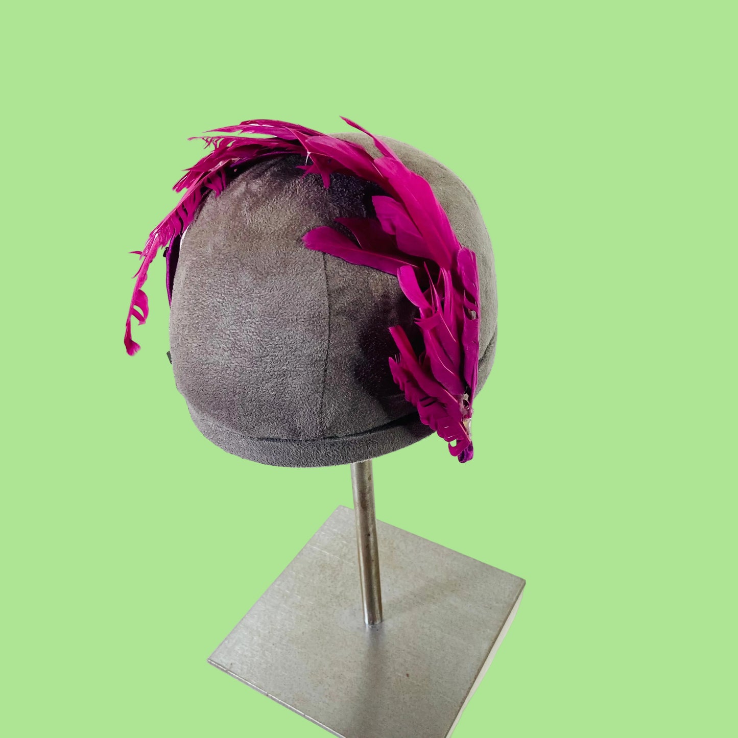 Zara | Fuchsia Pink | Feathered Fascinator Headband Headpiece | Size S M | New with Defects