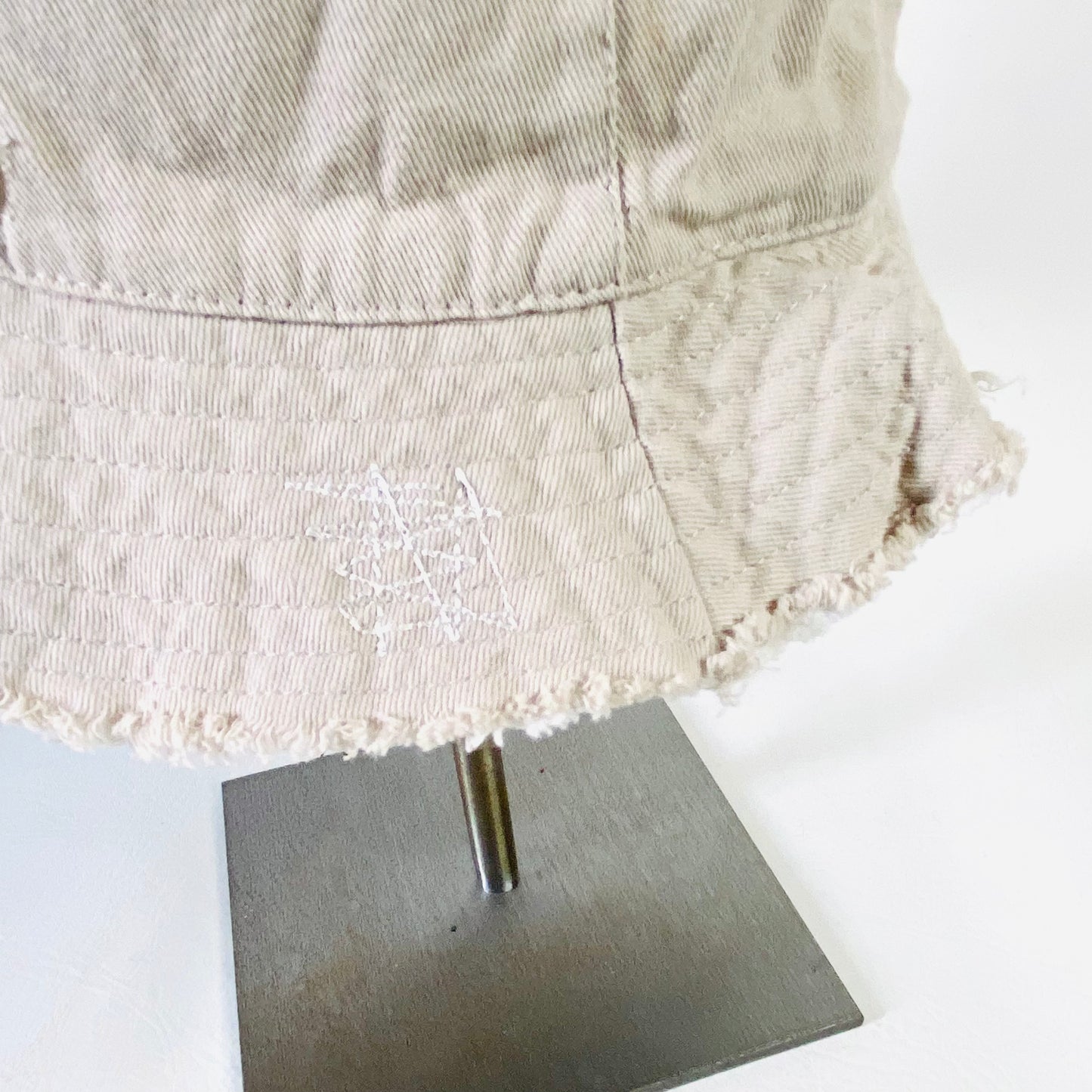 M&Co Kids | Beige Stone | Wave Surf | 100% Cotton | Bucket Hat 90's Y2K Summer | M/L