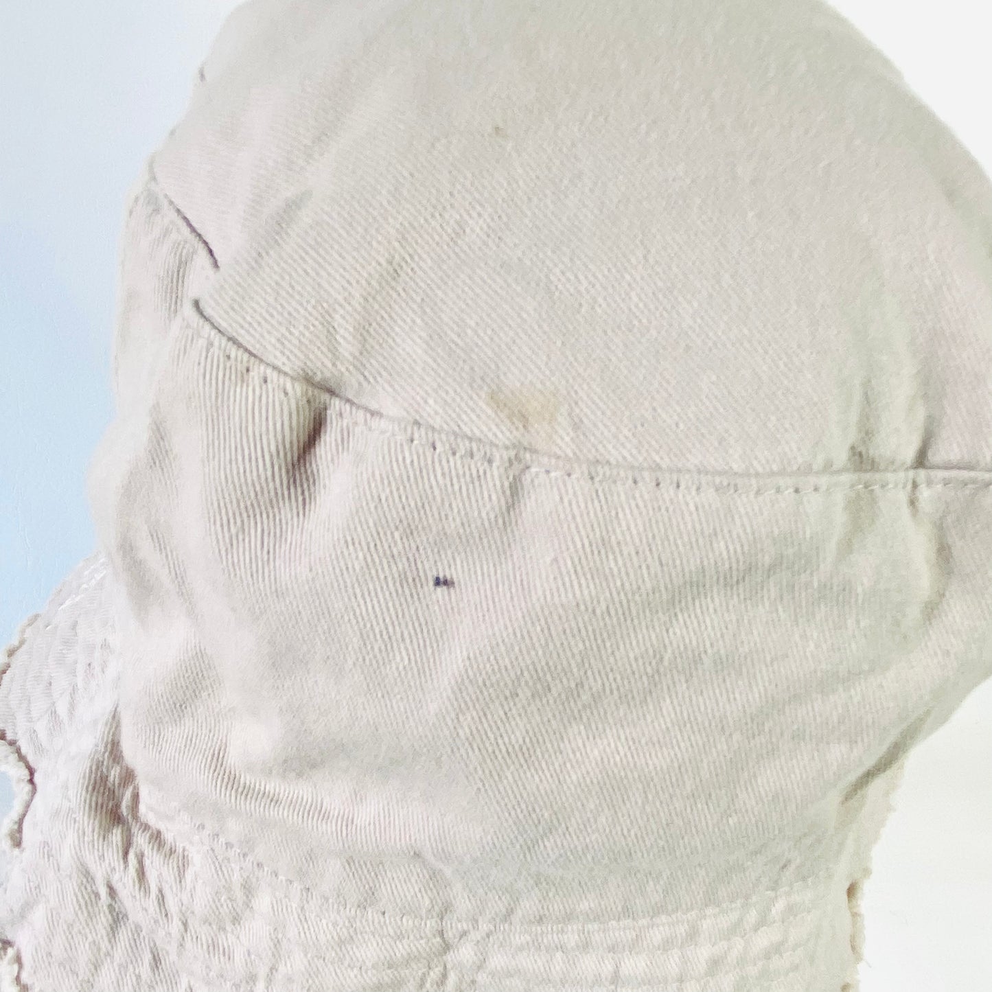 M&Co Kids | Beige Stone | Wave Surf | 100% Cotton | Bucket Hat 90's Y2K Summer | M/L