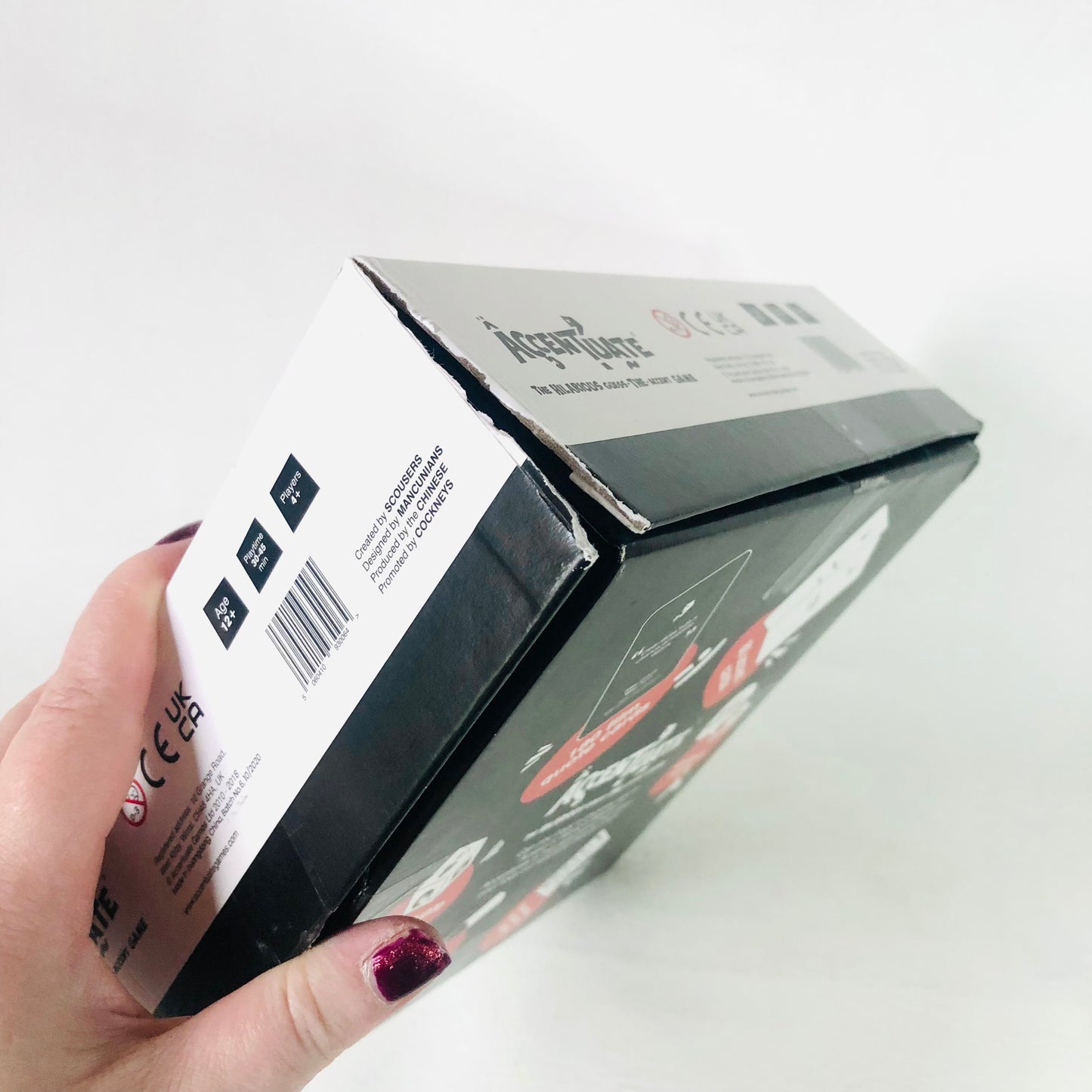 Accentuate Board Game Hilarious GUESS the Accent for Families Game Night