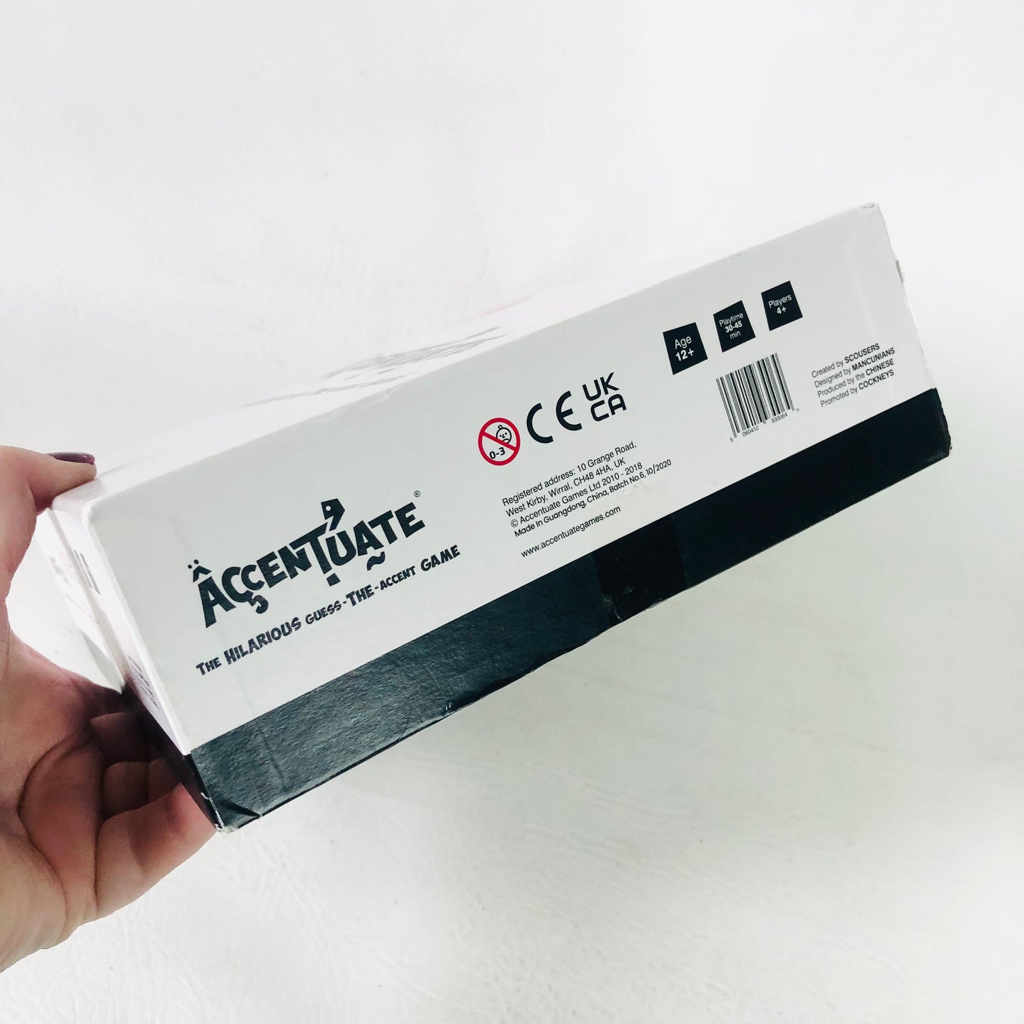 Accentuate Board Game Hilarious GUESS the Accent for Families Game Night