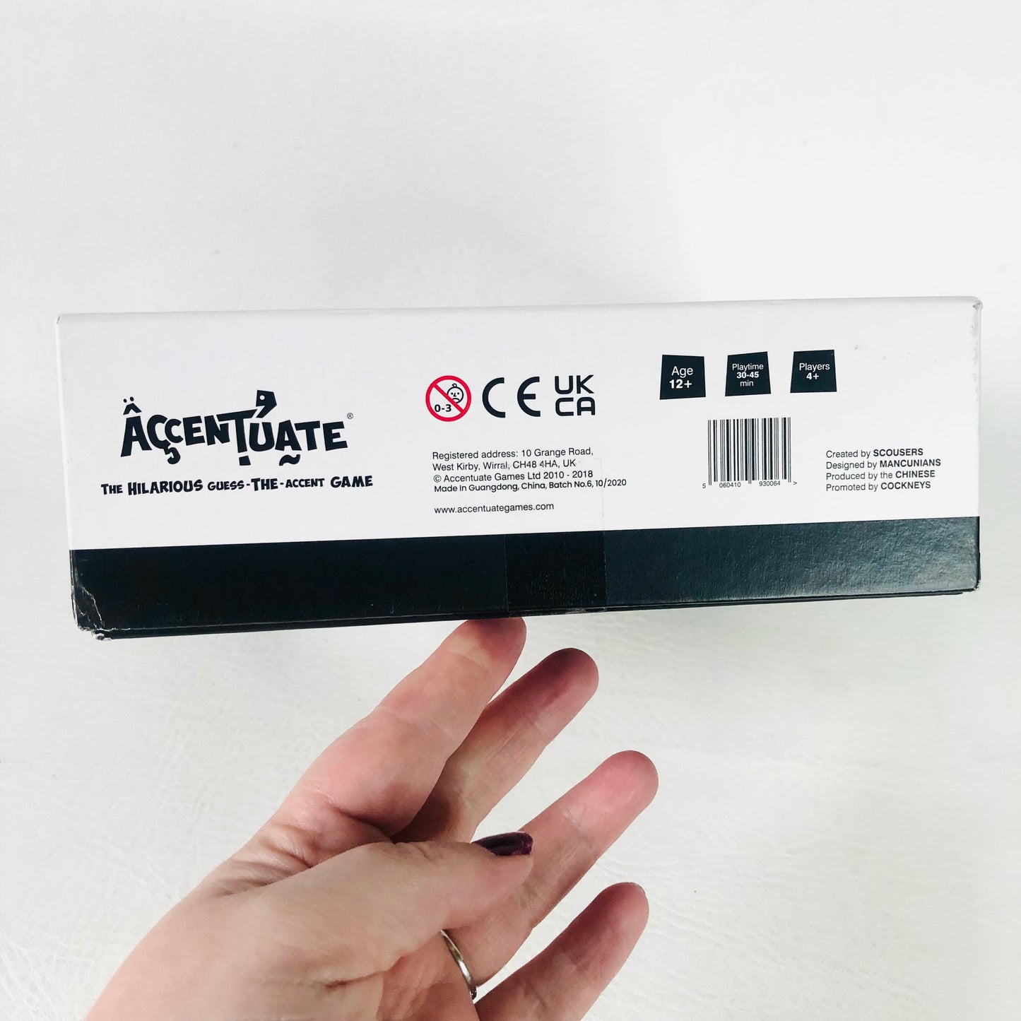 Accentuate Board Game Hilarious GUESS the Accent for Families Game Night