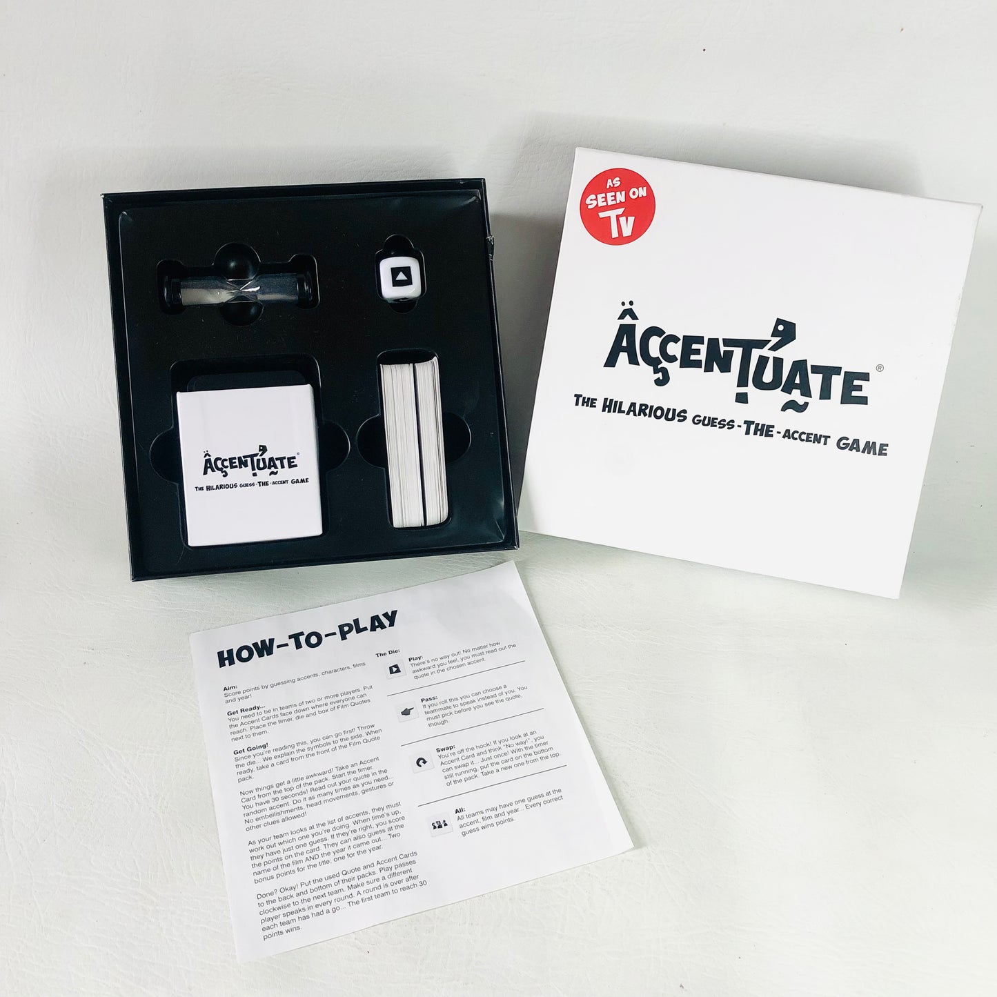 Accentuate Board Game Hilarious GUESS the Accent for Families Game Night