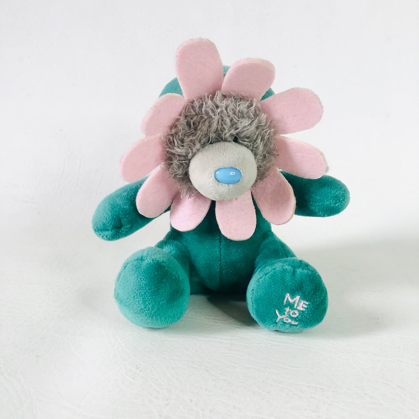 ME to You Plush Bear in Green Flower Outfit Small 5 Inch (13cm)