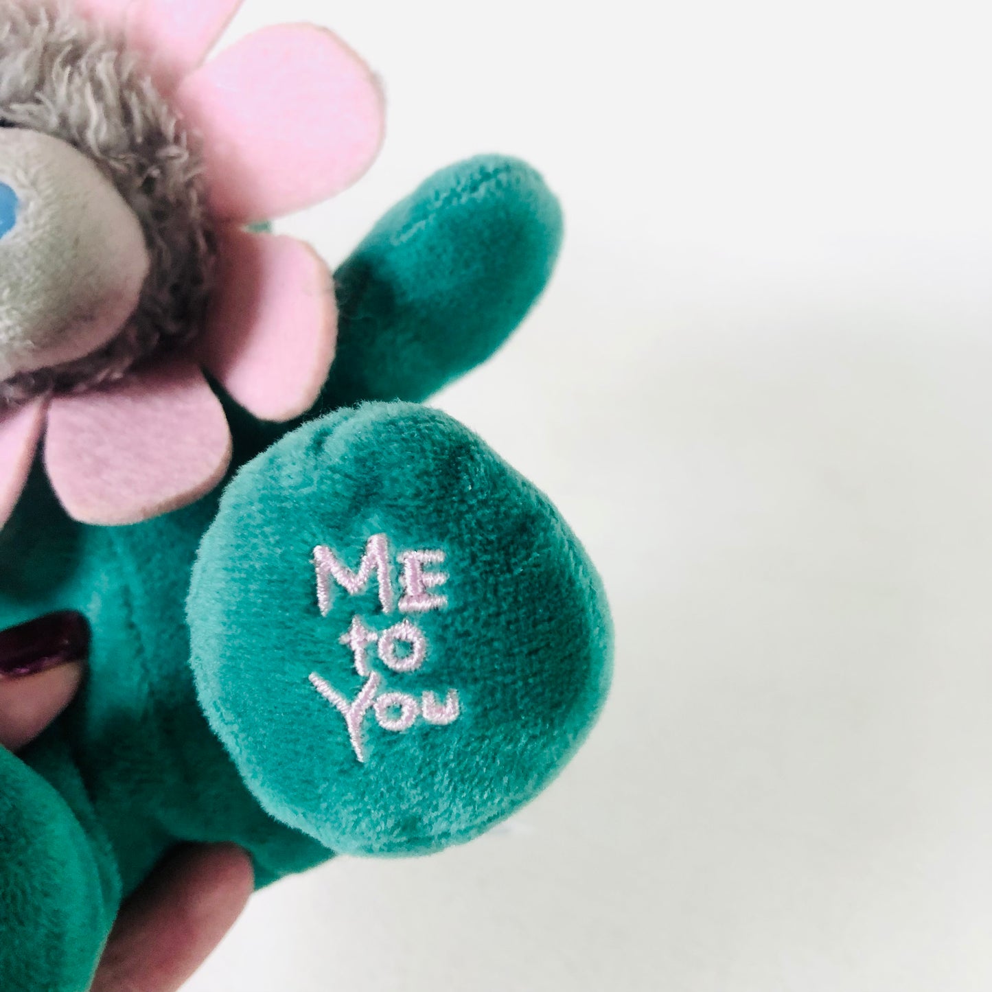 ME to You Plush Bear in Green Flower Outfit Small 5 Inch (13cm)