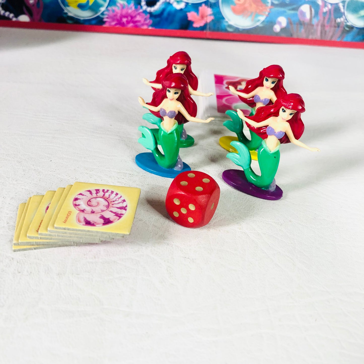 Disney The Little Mermaid Retro Board Game By Jumbo 5+  Missing Instructions
