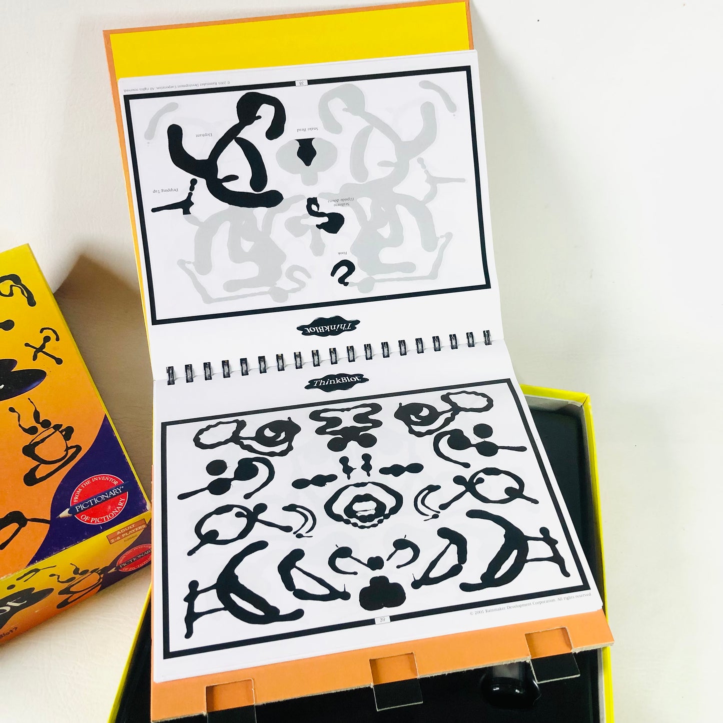 ThinkBlot Game What Can You Spot In The Blot? Mattel Adult Games
