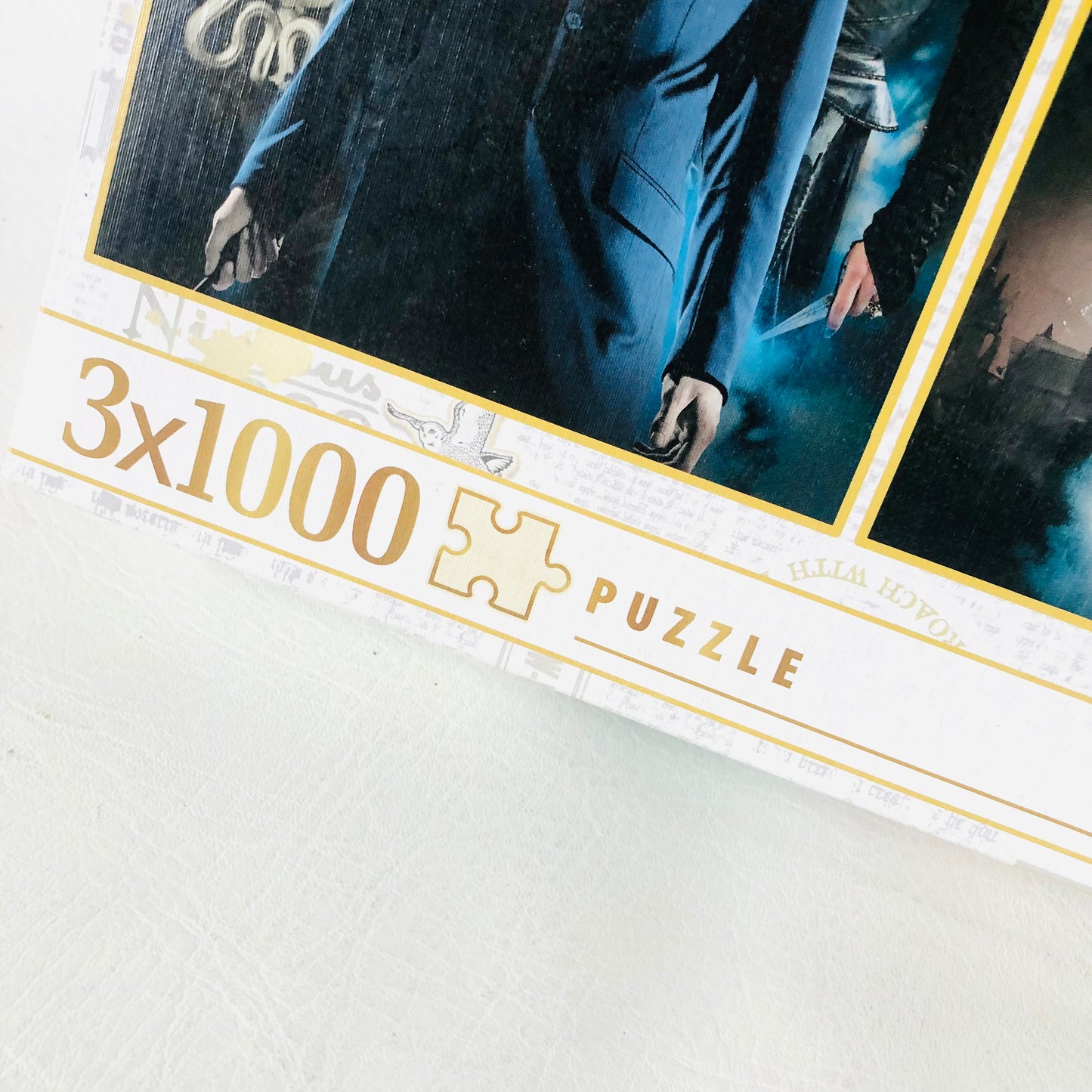 Harry Potter 3 X 1000 Piece Jigsaw Puzzles Clementoni Multi Puzzle (1 Done/2 New & Sealed)