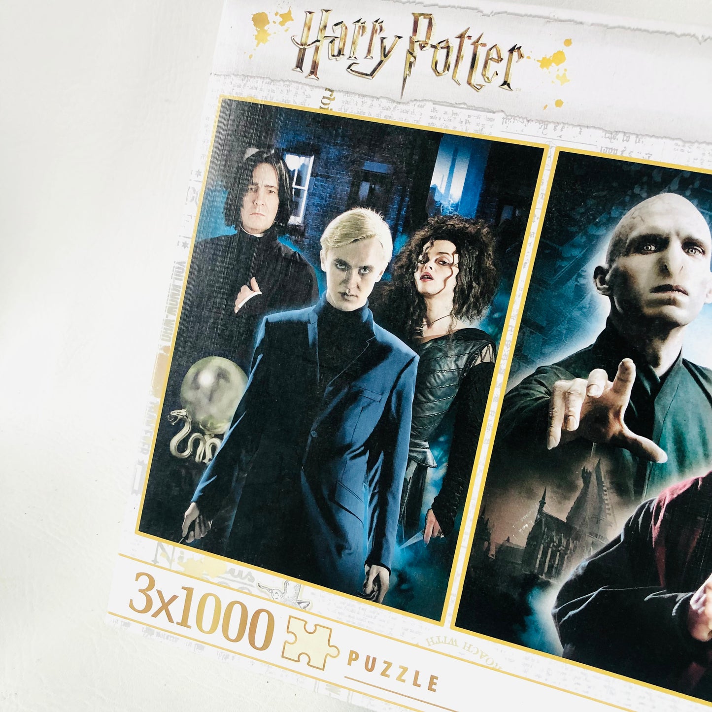 Harry Potter 3 X 1000 Piece Jigsaw Puzzles Clementoni Multi Puzzle (1 Done/2 New & Sealed)