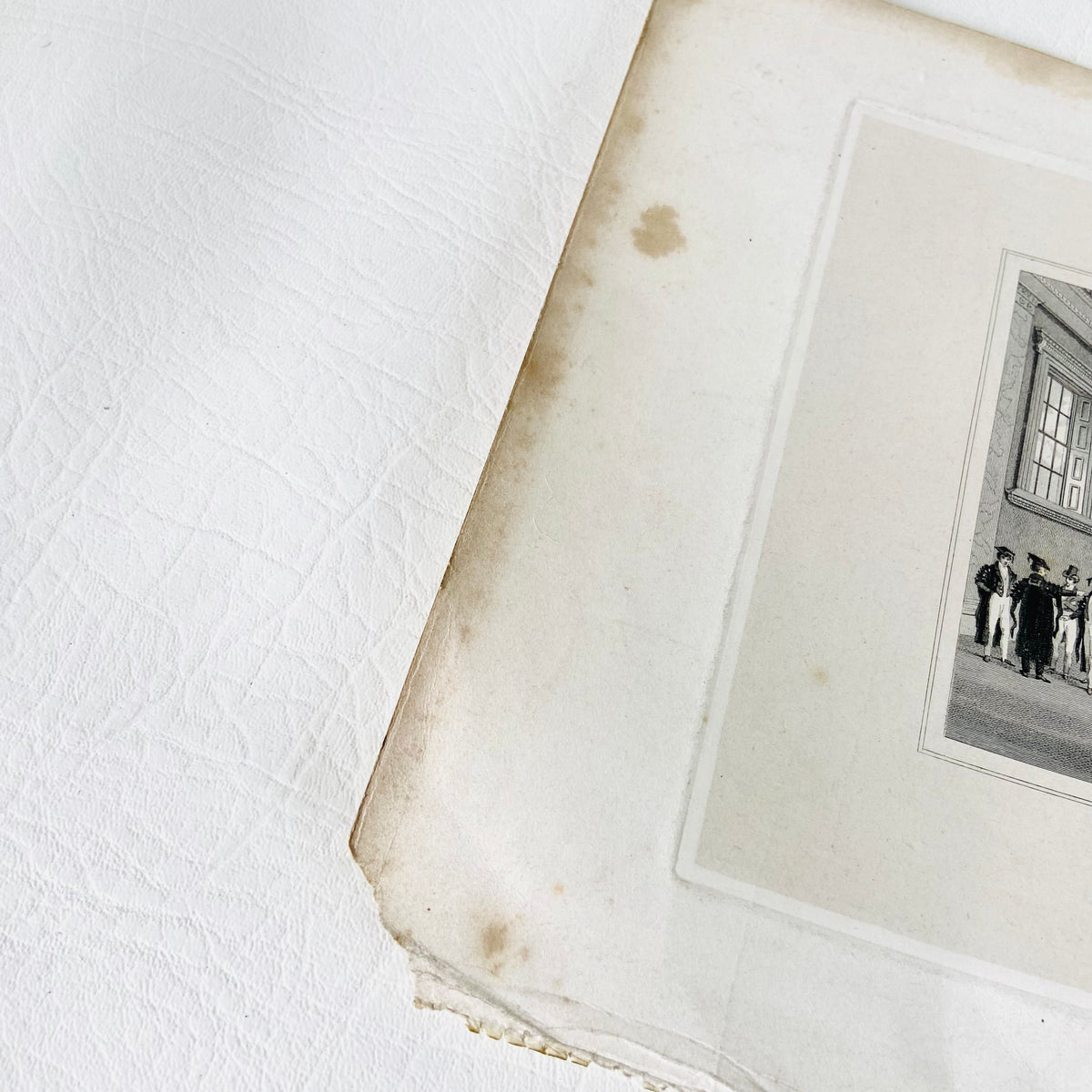 Collection 5X Antique Engravings Paper Prints Cambridge Landmarks (Kings College, Downing College, Trinity College)