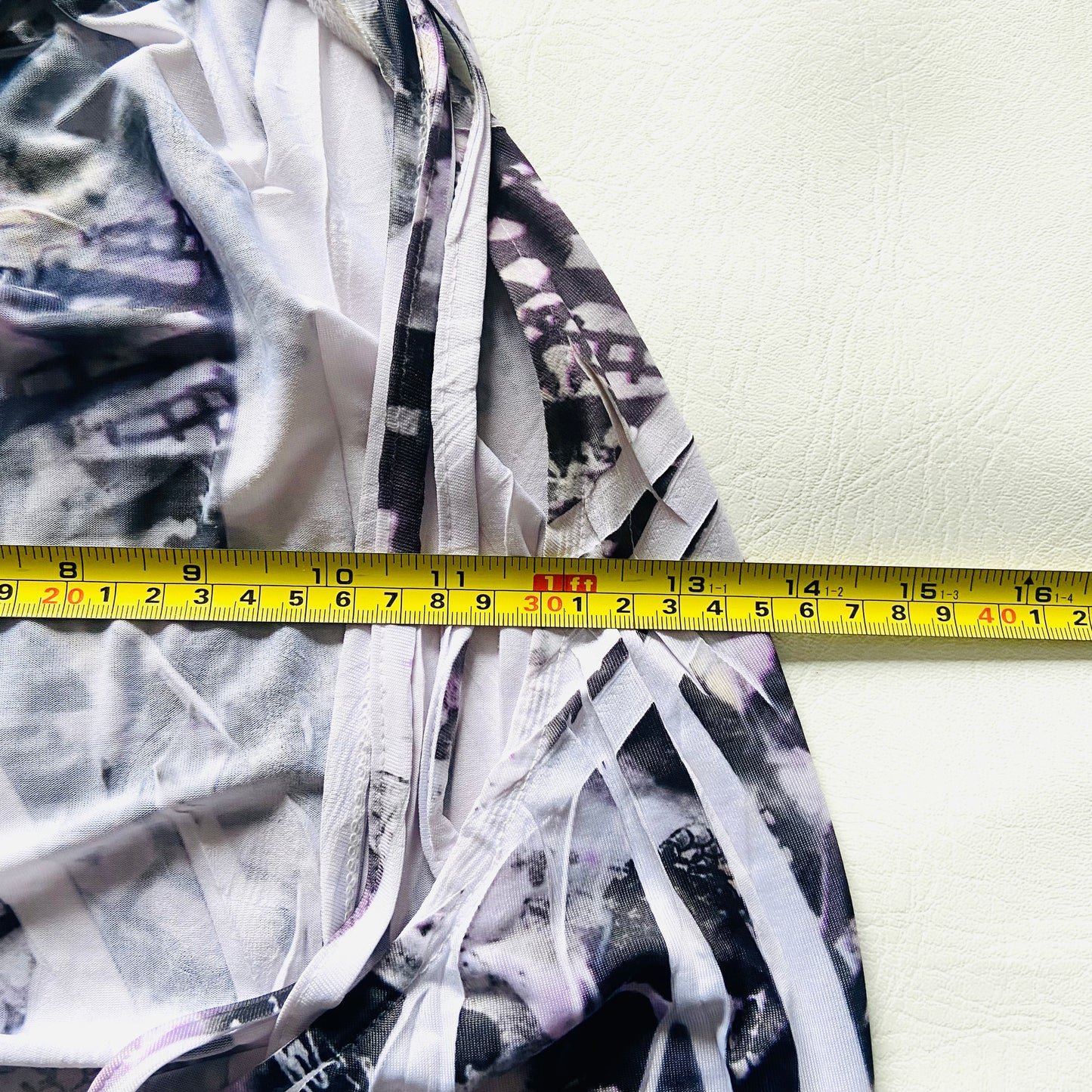 New York Laundry | Grey Lilac | Halterneck Backless Graphic Print Maxi Dress | Size S/M