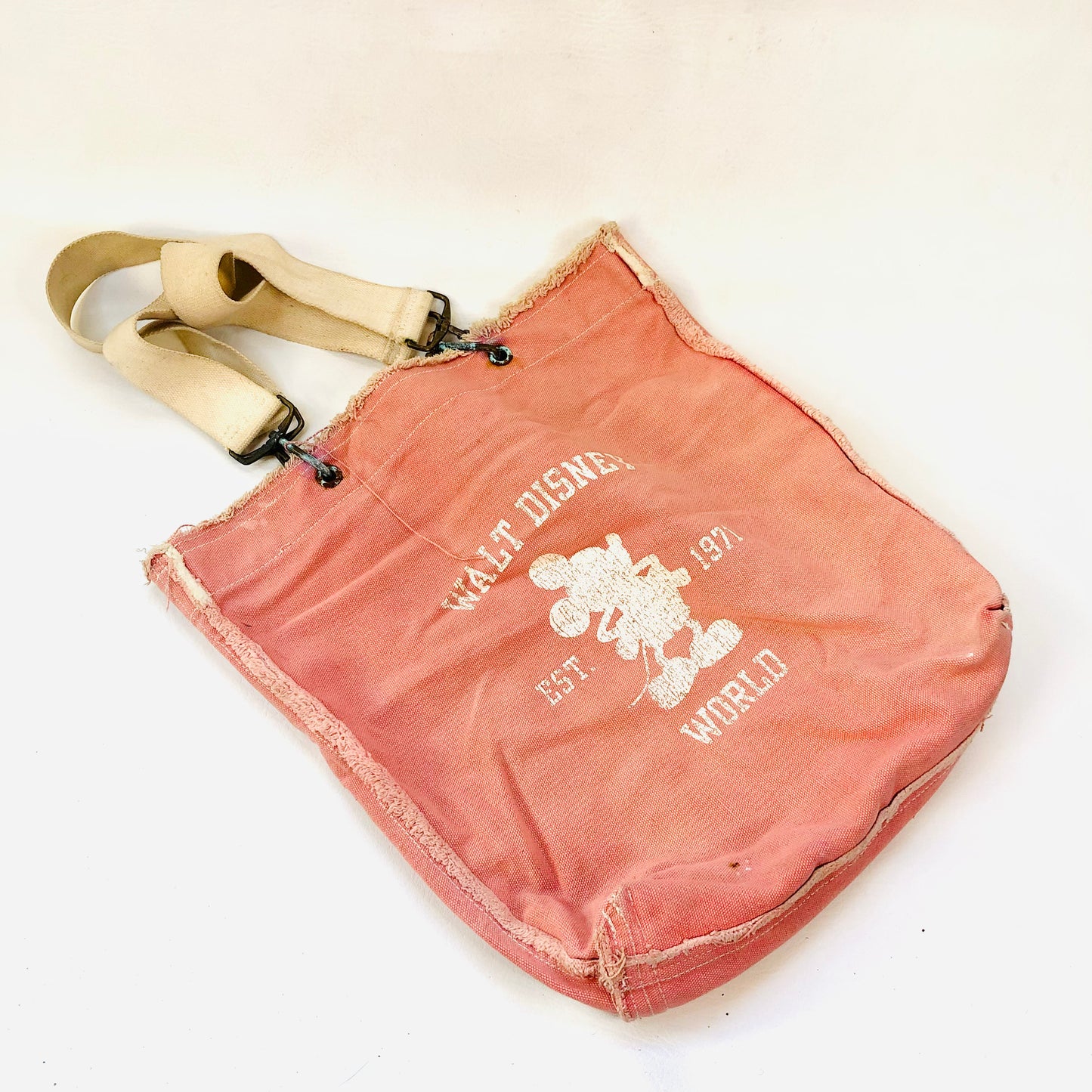 Walt Disney World Est. 1971 Heavy Duty Canvas Tote Bag Pink