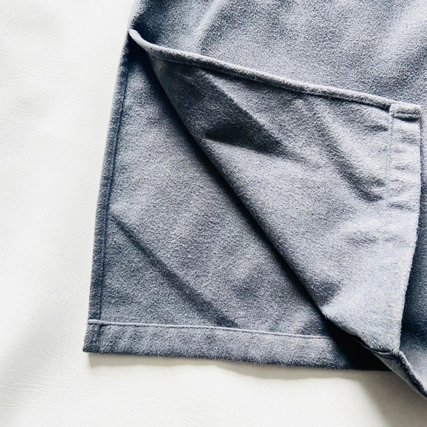 Target Collection | Grey Collarless Duster Coat | Long Minimalist Jacket | Size US 12 (UK 16)