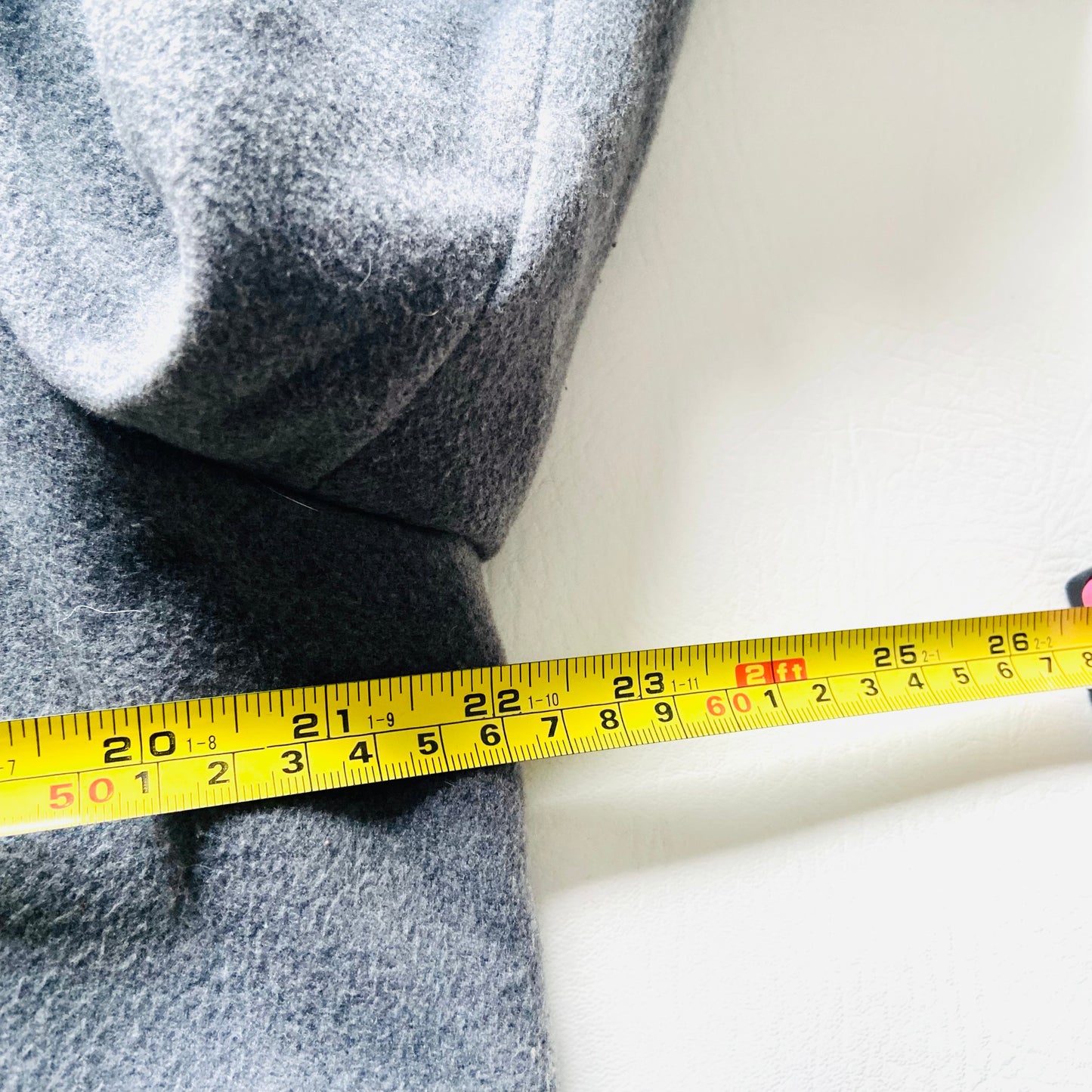 Target Collection | Grey Collarless Duster Coat | Long Minimalist Jacket | Size US 12 (UK 16)