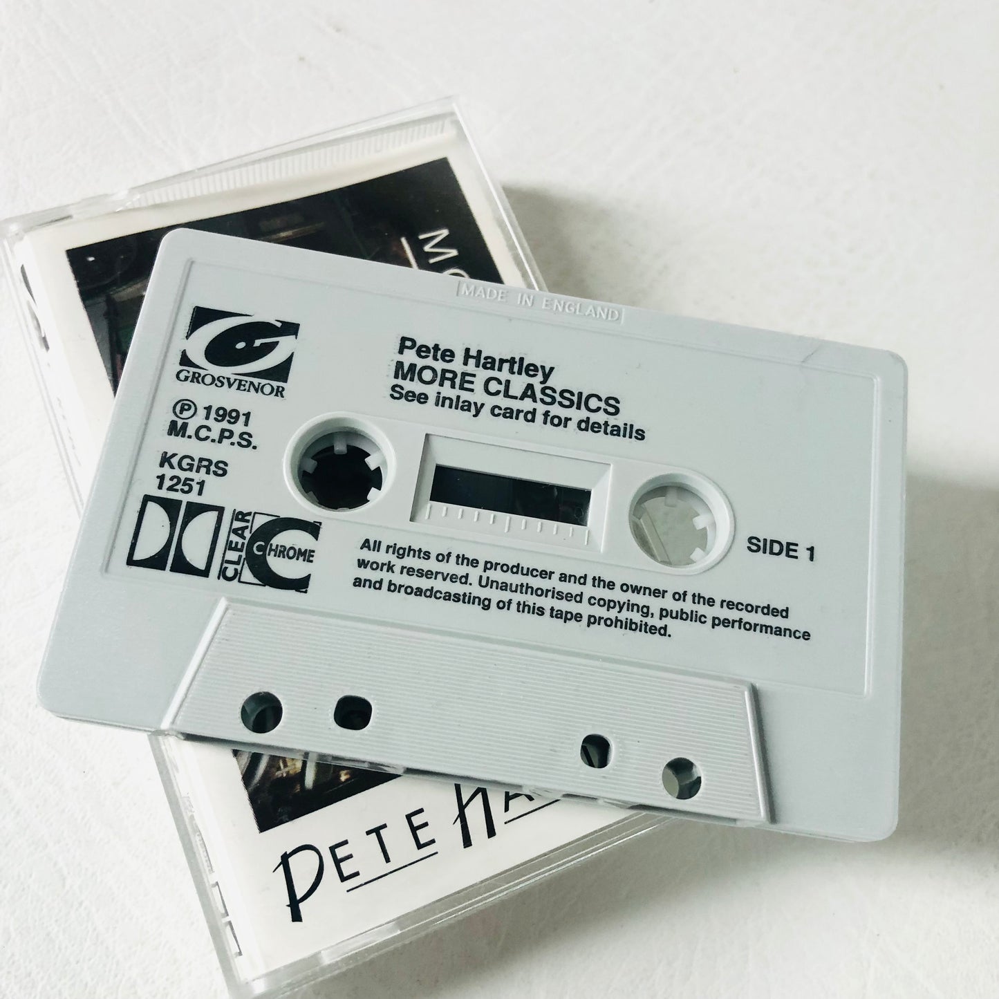 Pete Hartley More Classics & Love Themes Cassette Tape Bundle Retro Easy Music