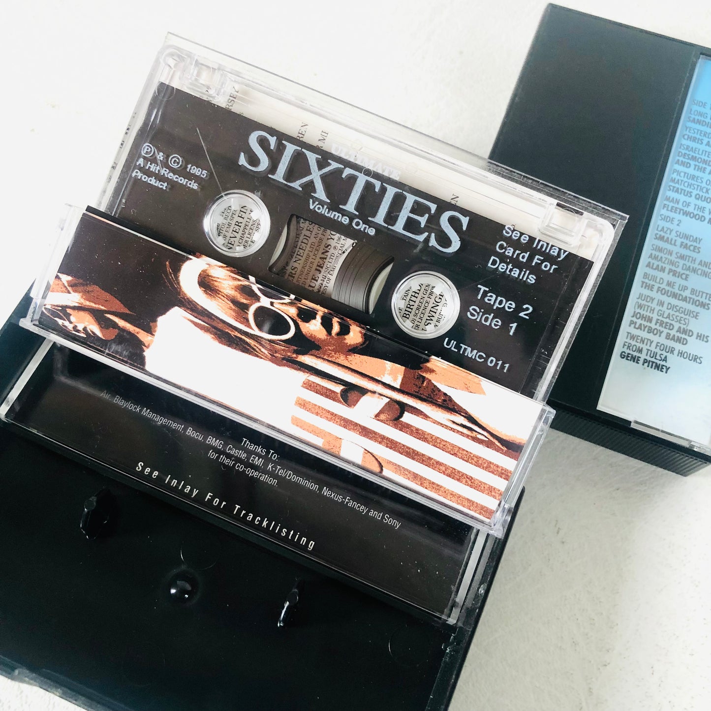 Ultimate Sixties Vol 1 & More Sixties Mania 60s Pop Music Cassette Tape Bundle