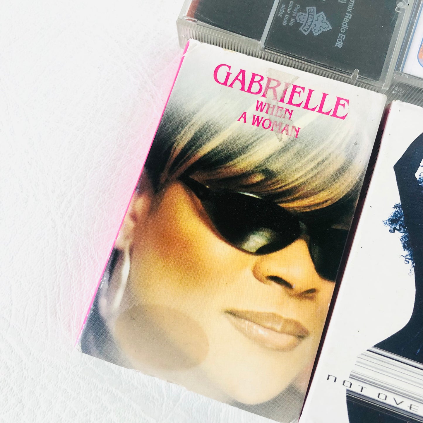 5x 1990s/2000s Pop Music Single Cassette Tape Bundle (Steps Gabrielle Diana Ross Eiffel 65)