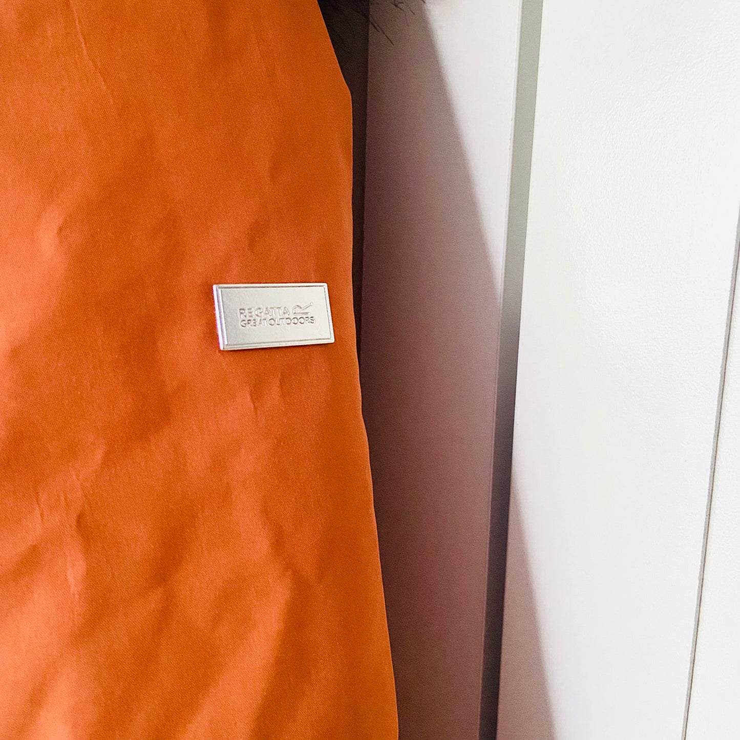 Regatta | Voltera Waterproof Insulated Heated Parka Coat | Burnt Orange | Faux Fur Hood | Size 10