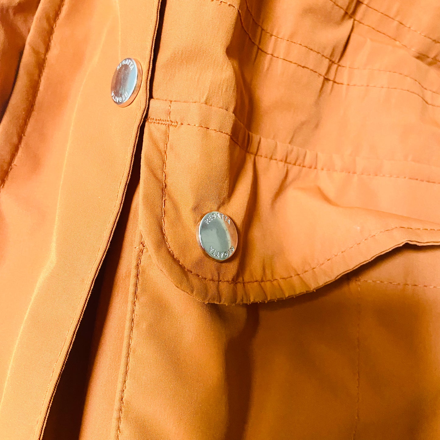 Regatta | Voltera Waterproof Insulated Heated Parka Coat | Burnt Orange | Faux Fur Hood | Size 10