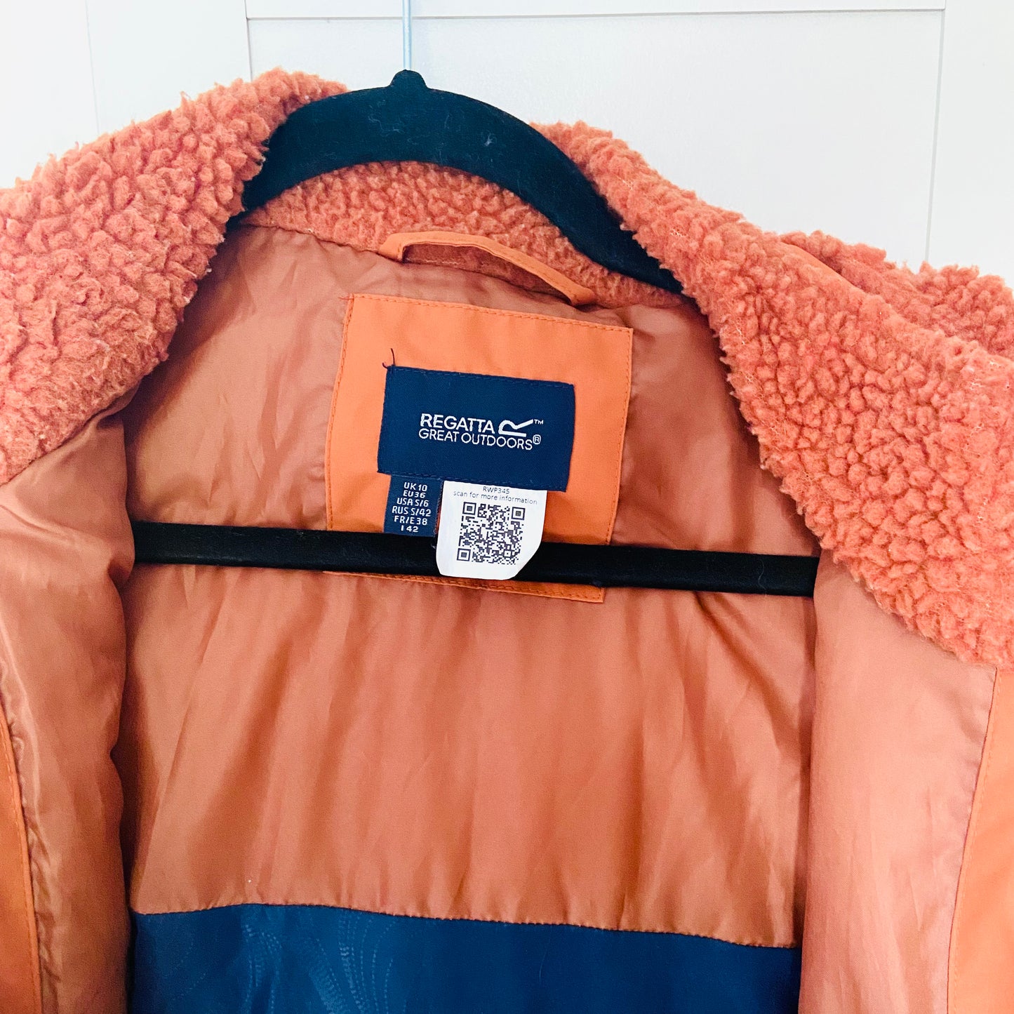 Regatta | Voltera Waterproof Insulated Heated Parka Coat | Burnt Orange | Faux Fur Hood | Size 10