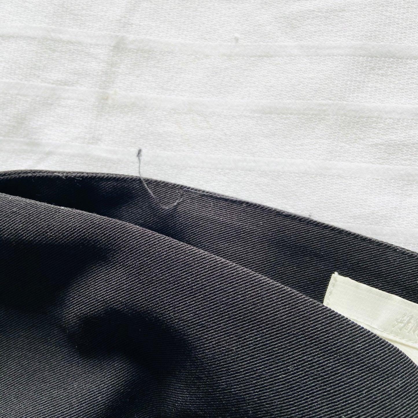 H&M | Black | Boat Neck / Off One Shoulder Asymmetric | Batwing Long Sleeve | Ruched Side | Midi Dress | Size M