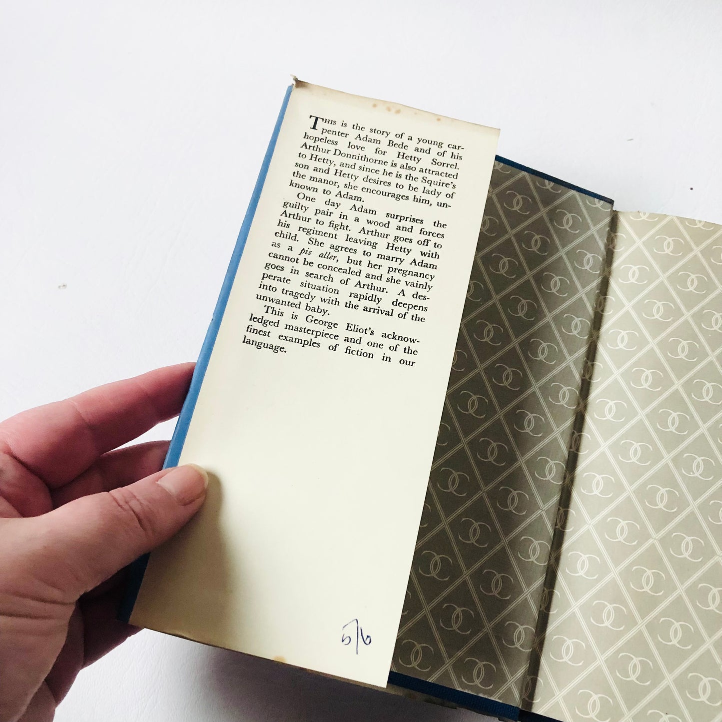 Adam Bede By George Eliot - Collins Classics (521) 1952 Hardback - Vintage