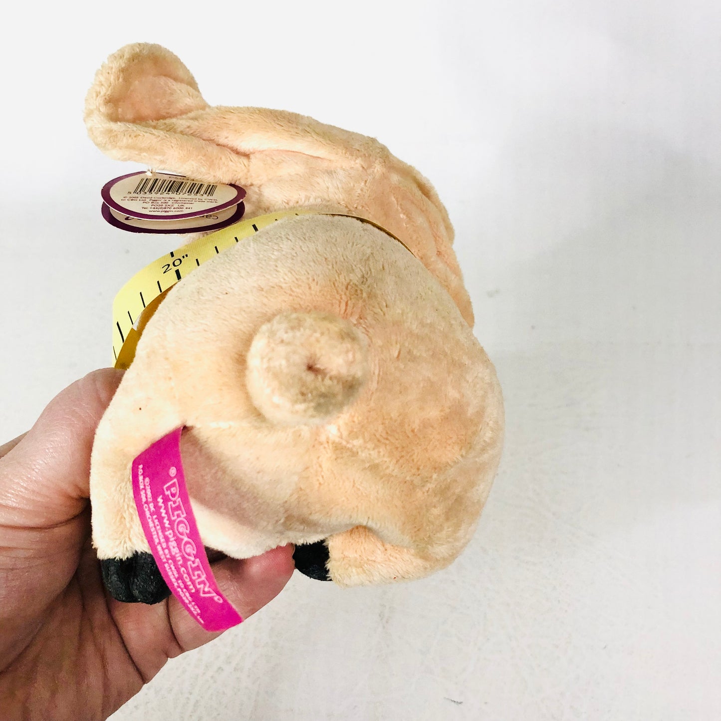 Piggin’ Big Ears Novelty Plush Porker Weight loss Tape Measure Y2K Soft Toy