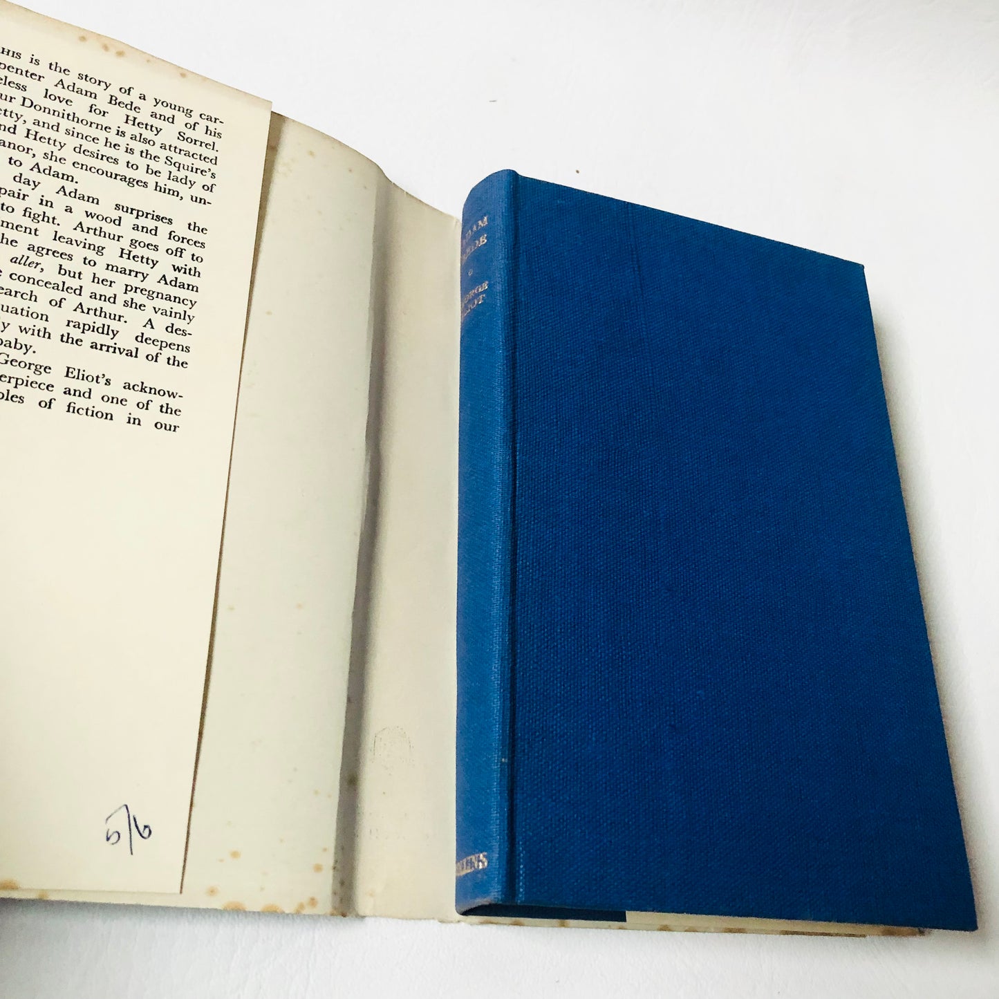 Adam Bede By George Eliot - Collins Classics (521) 1952 Hardback - Vintage