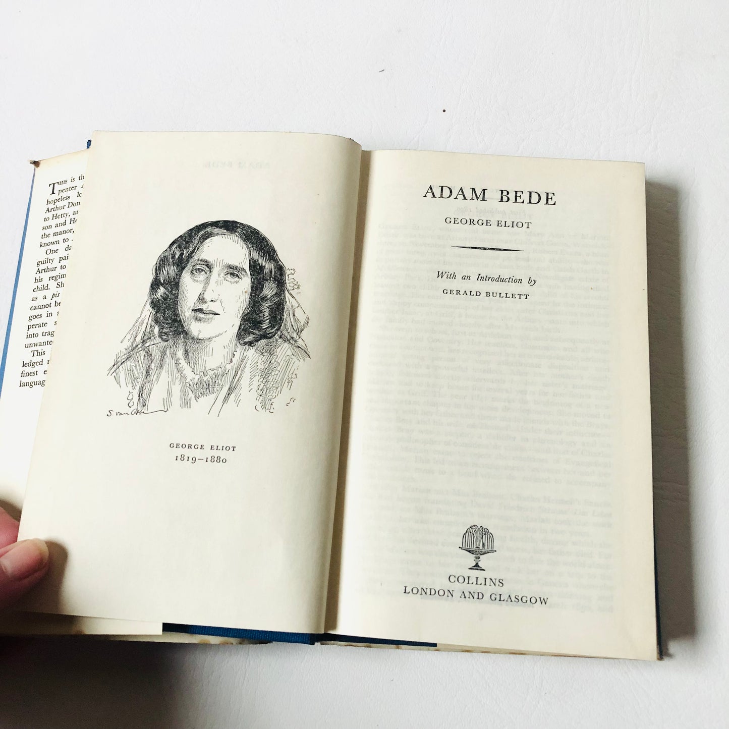 Adam Bede By George Eliot - Collins Classics (521) 1952 Hardback - Vintage