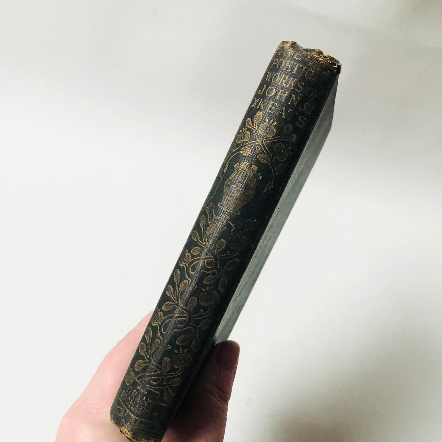 The Poetical Works Of John Keats - Grant Richards - 1902 - Hardback Book Antique