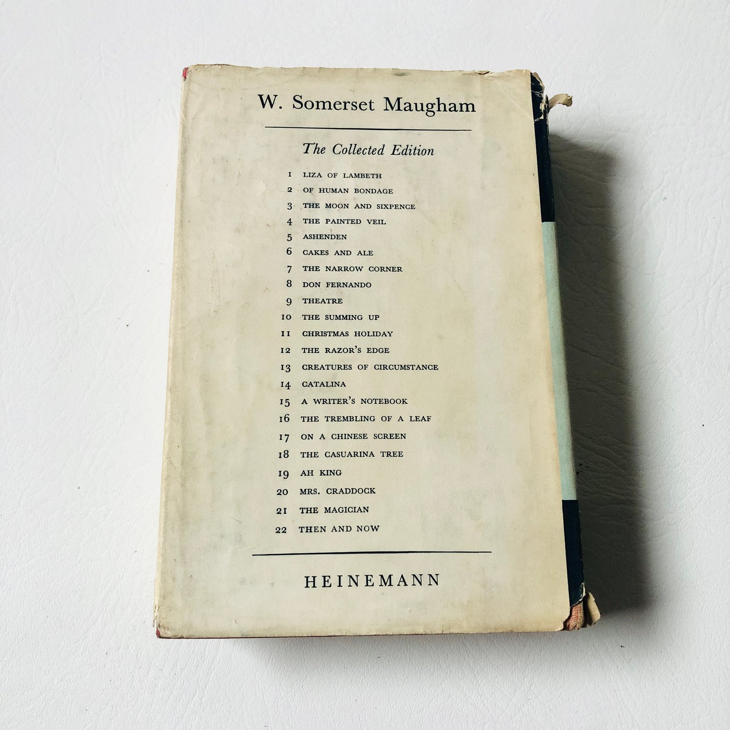 Of Human Bondage BY W. Somerset Maugham - Heinemann, 1961 - Hardback Book