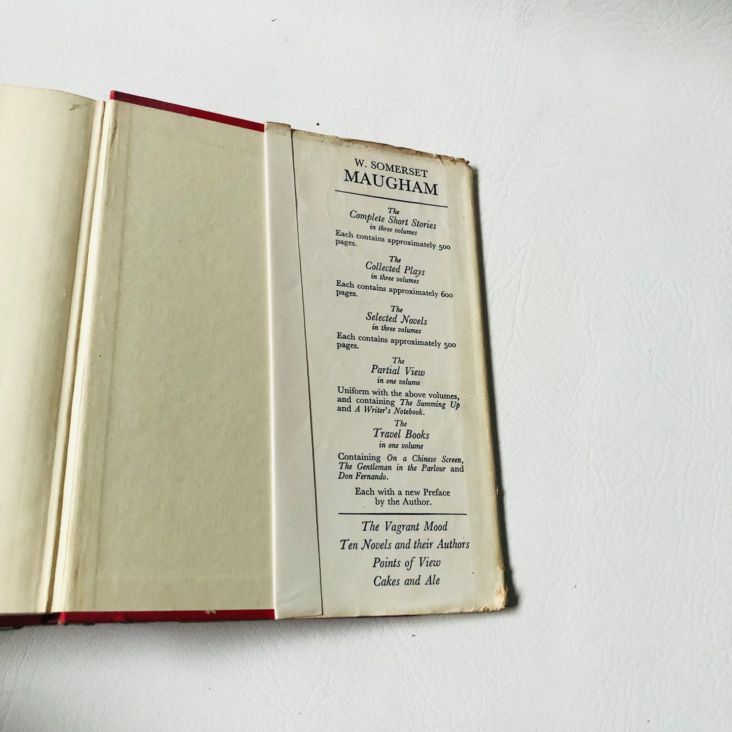 Of Human Bondage BY W. Somerset Maugham - Heinemann, 1961 - Hardback Book
