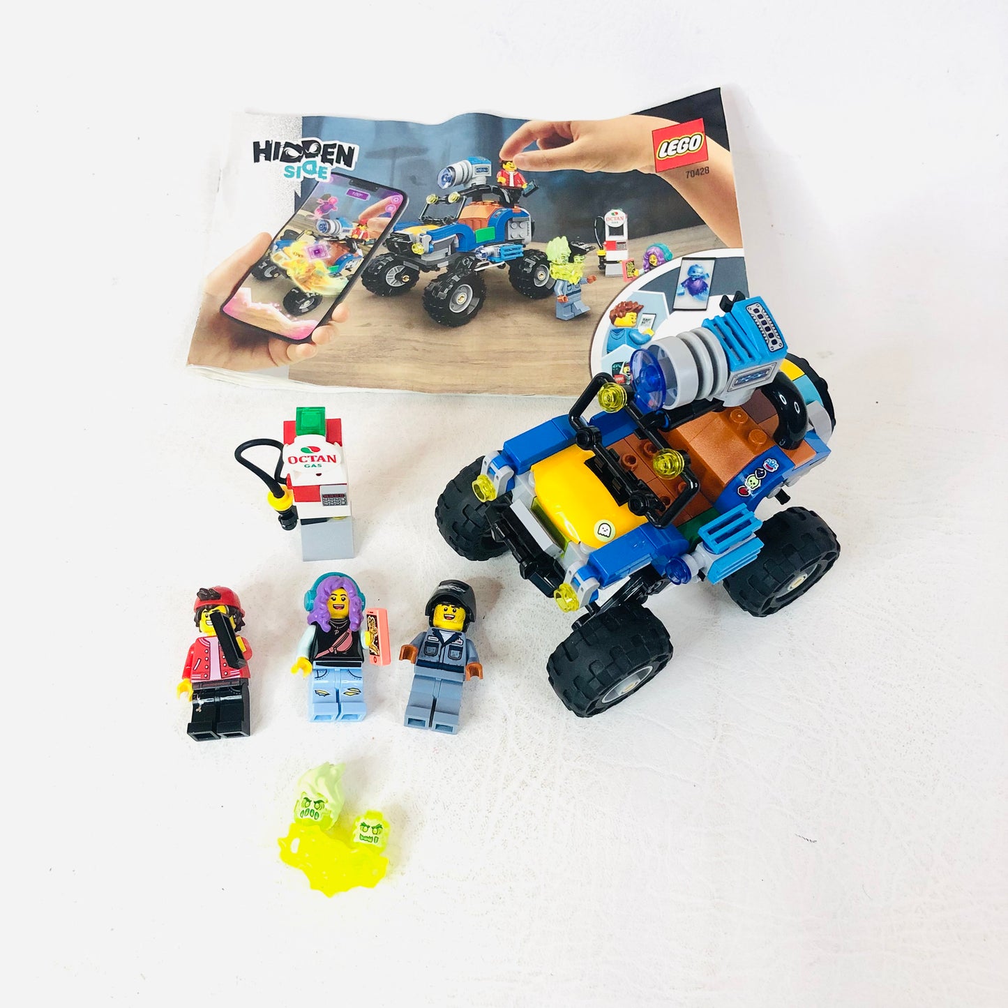 LEGO Hidden Side M: Jack's Beach Buggy (70428) Interactive AR 100% Complete With Instructions and Minifigures