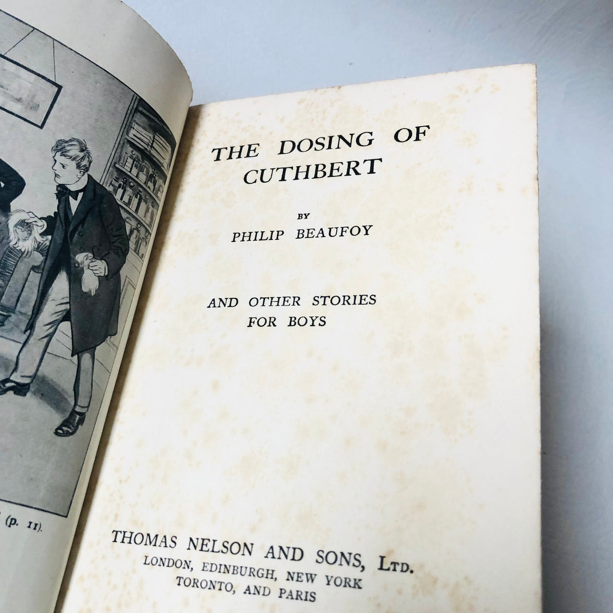 The Dosing of Cuthbert - Philip Beaufoy -1920s Hardback Book With Dust Cover