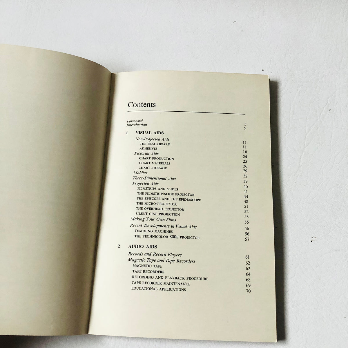 Audio-Visual Handbook Ralph Cable 1965 Education Media University of London