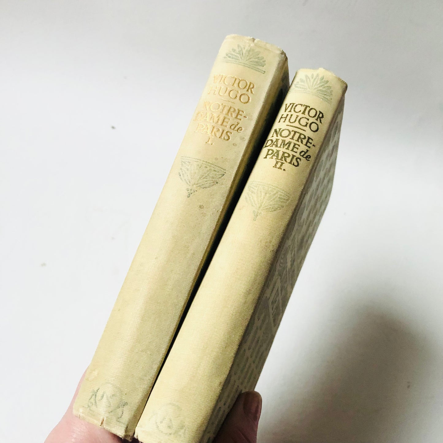 Victor Hugo NOTRE DAME DE PARIS Nelson Ed. 2 Vol Set Antique French Books 1937