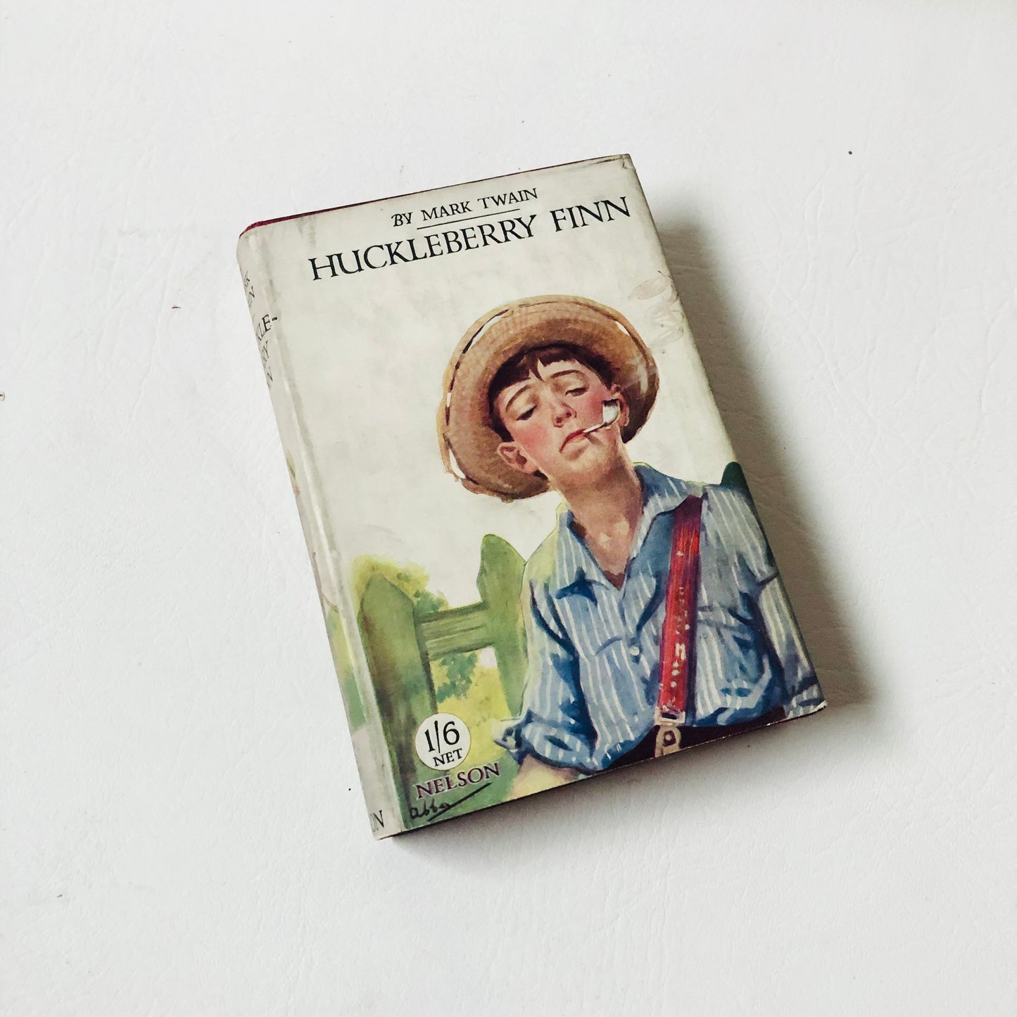Vintage The Adventures Of Huckleberry Finn by Mark Twain Hardback with Dustcover