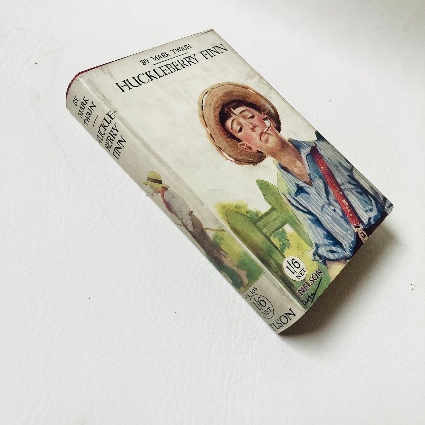 Vintage The Adventures Of Huckleberry Finn by Mark Twain Hardback with Dustcover