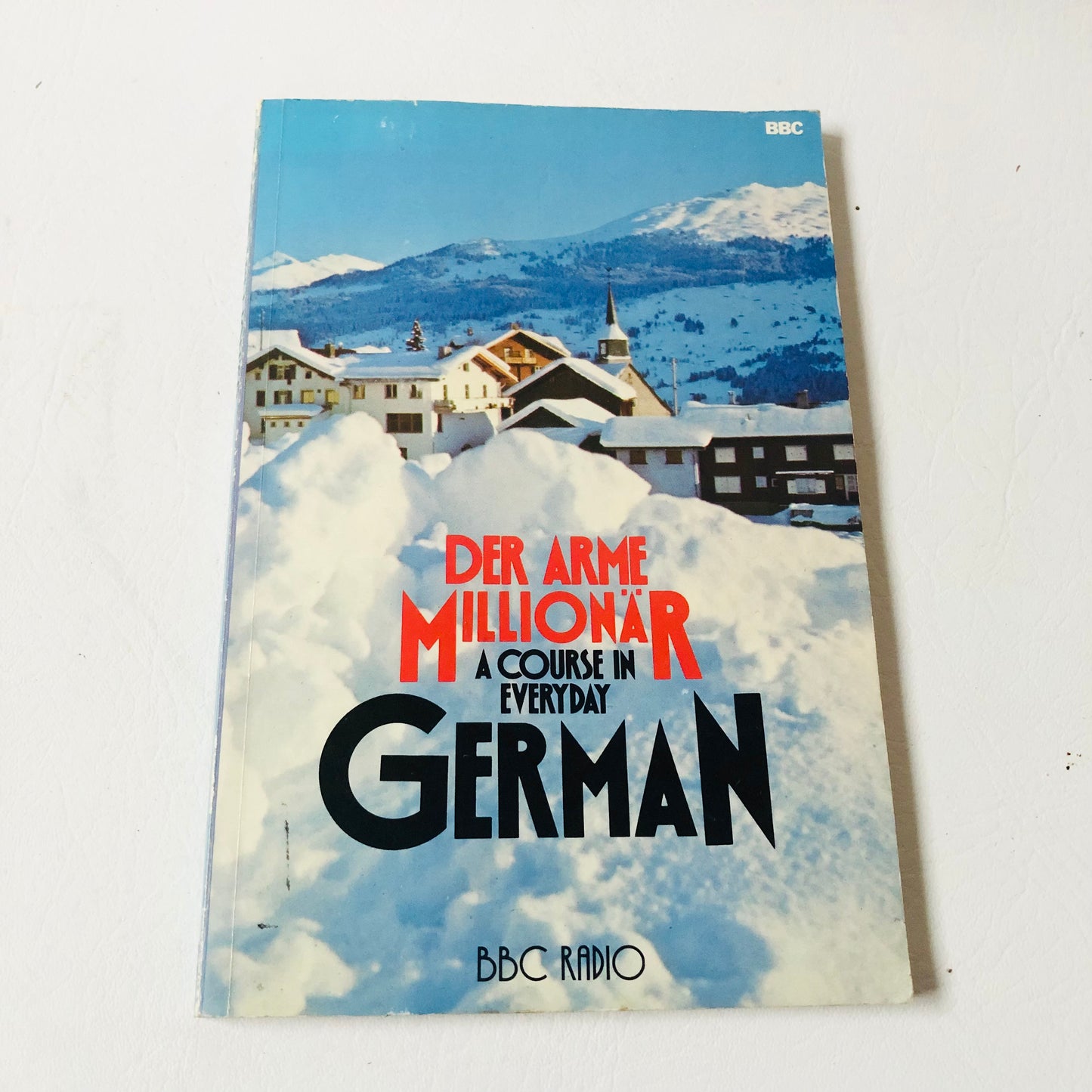 BBC Radio "Der Arme Millionär" German Everyday Language Course Book 1970s