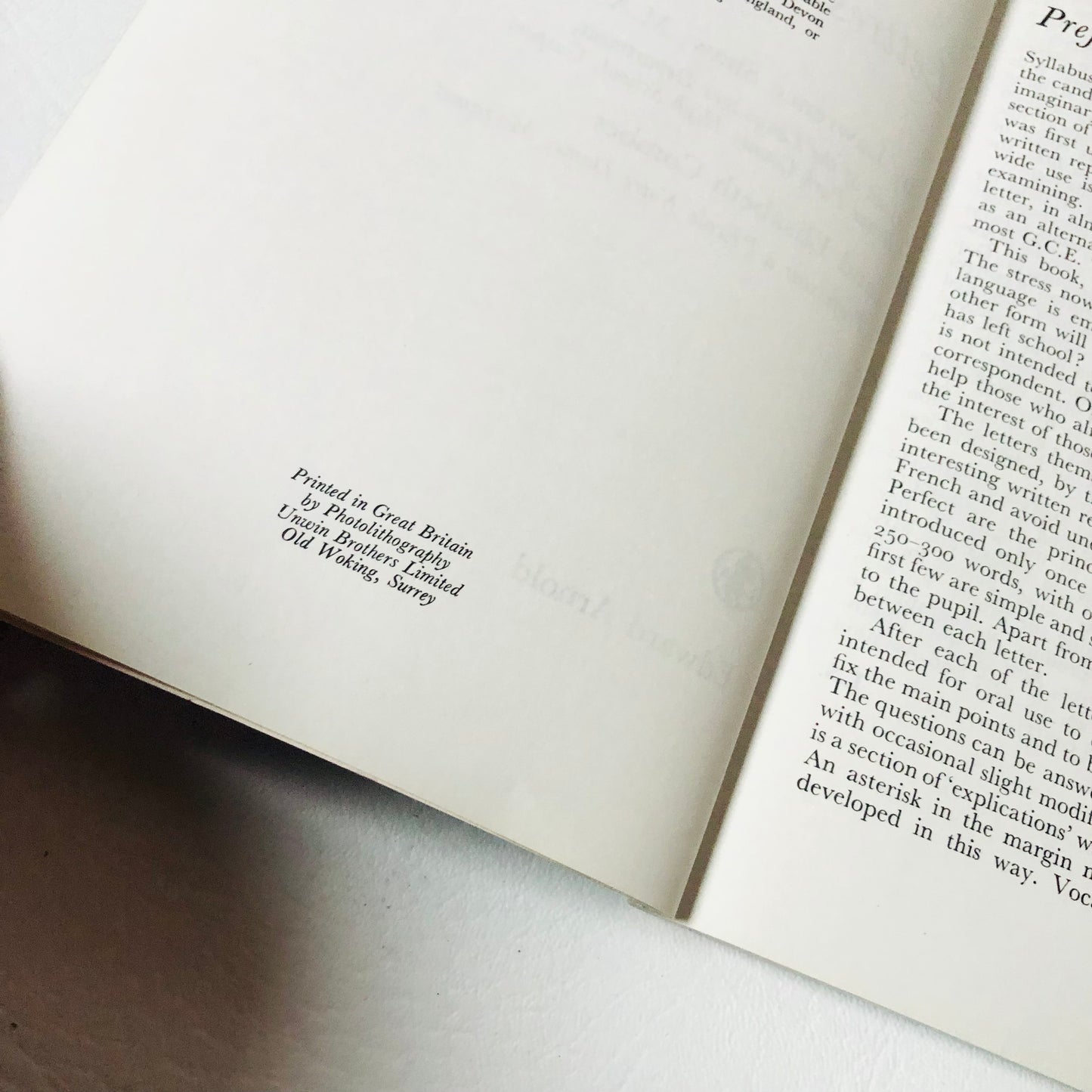 Vintage French Pen Pal Practice: Lettres de Mazamet Lawrence Shaw & Elisabeth Combes