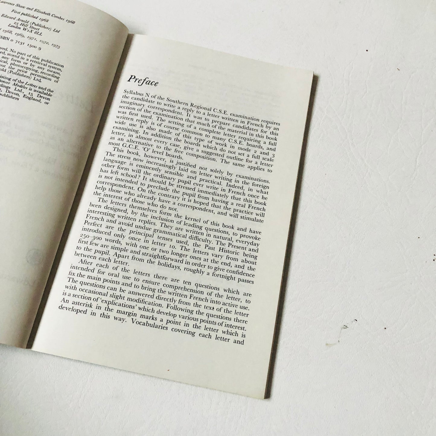 Vintage French Pen Pal Practice: Lettres de Mazamet Lawrence Shaw & Elisabeth Combes