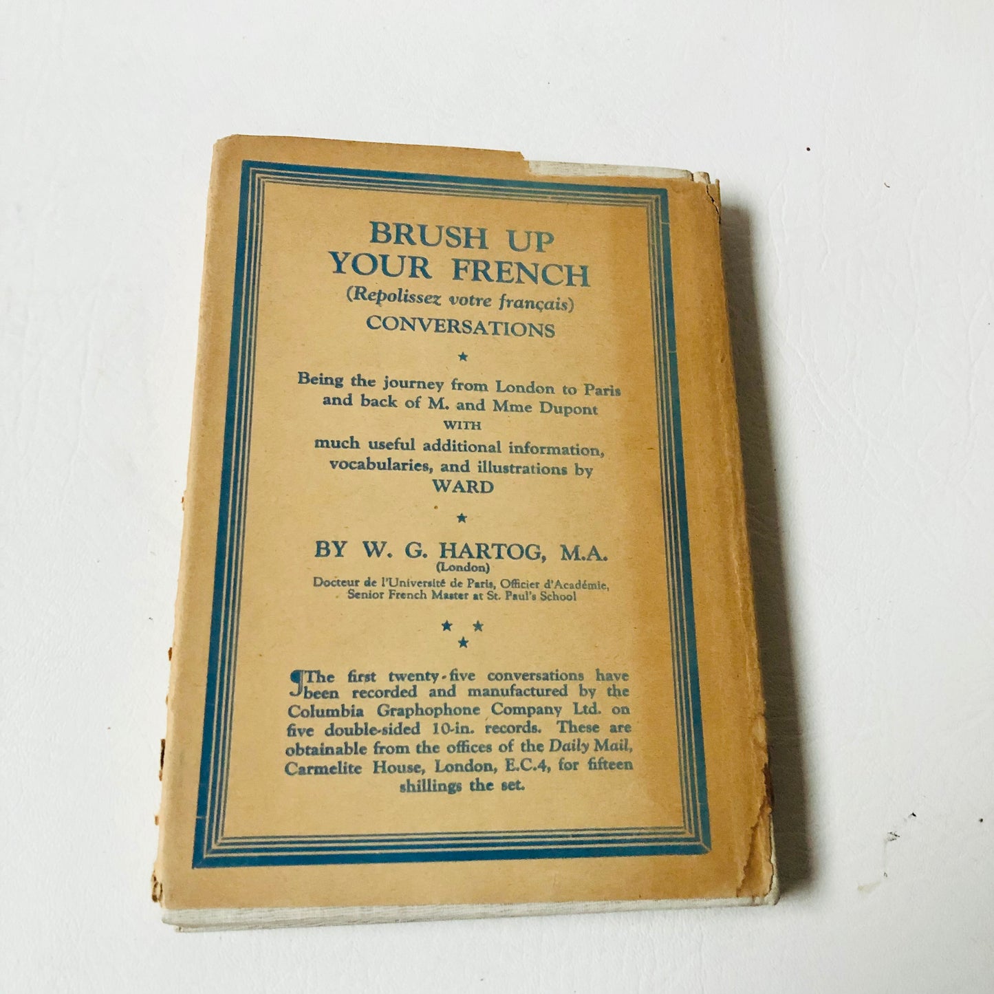 Brush Up Your French Conversations Of Real Use From The Daily Mail 1930 Book