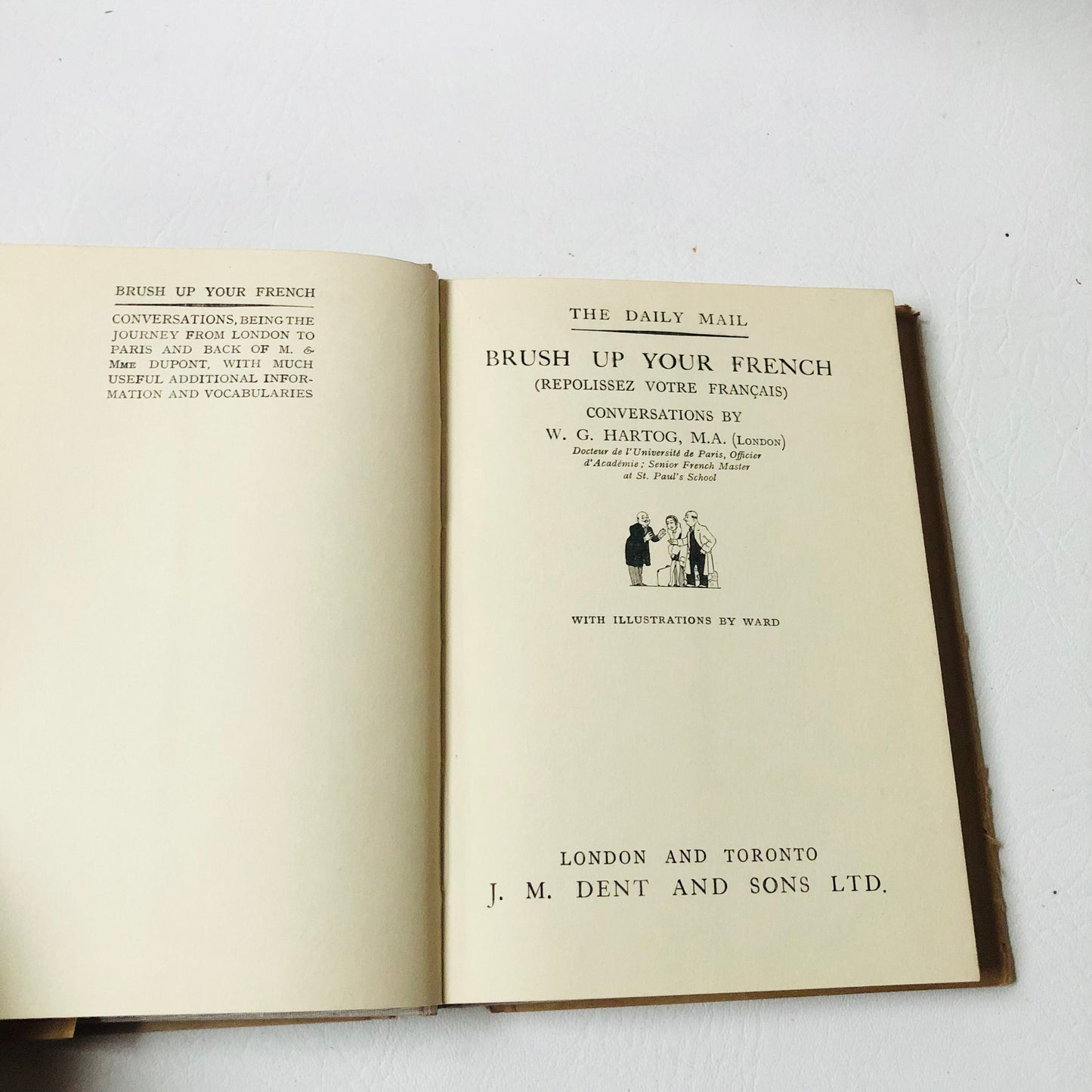Brush Up Your French Conversations Of Real Use From The Daily Mail 1930 Book