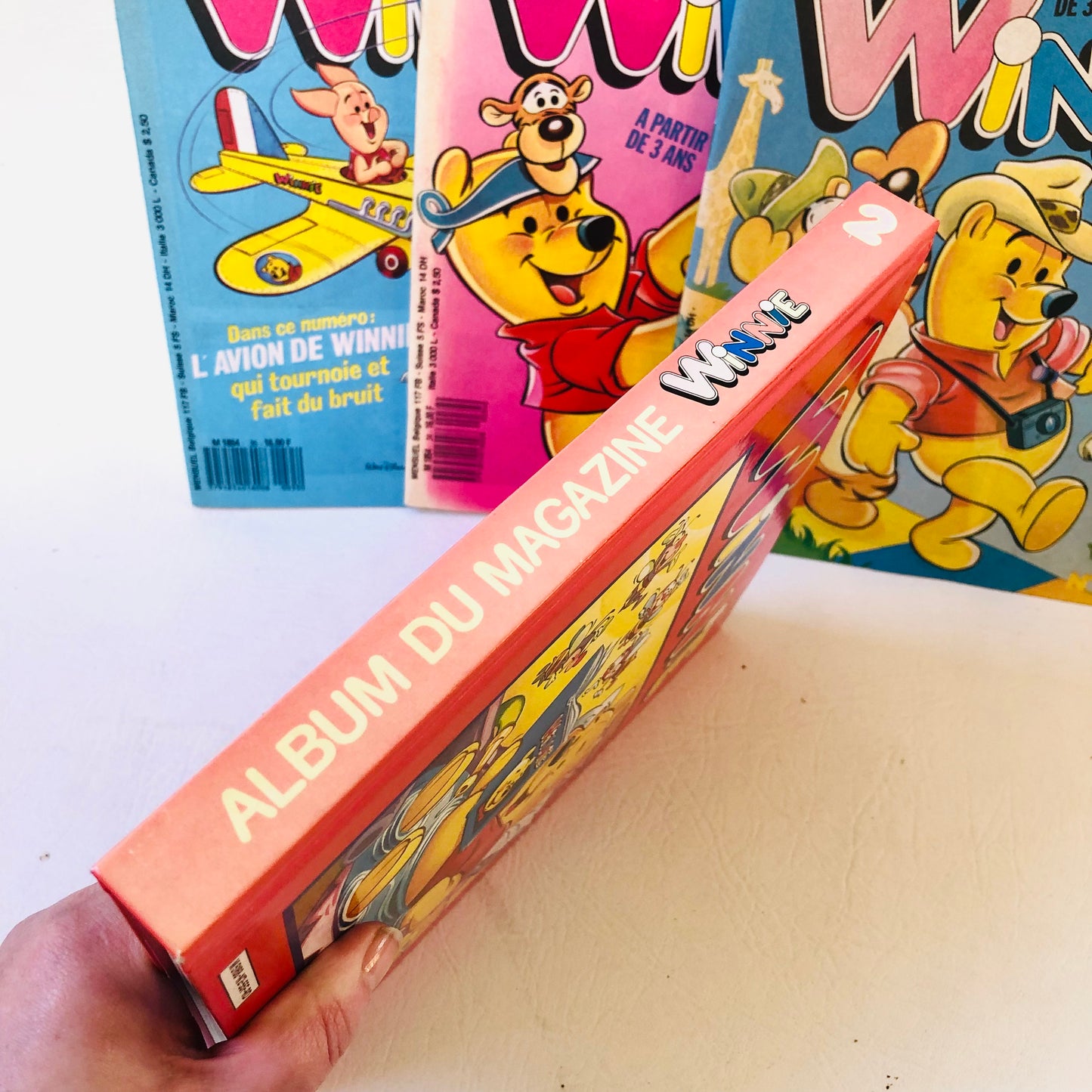 French WINNIE The Pooh Magazine Bundle Lot + ALBUM No. 2 Book Vintage 1980s New
