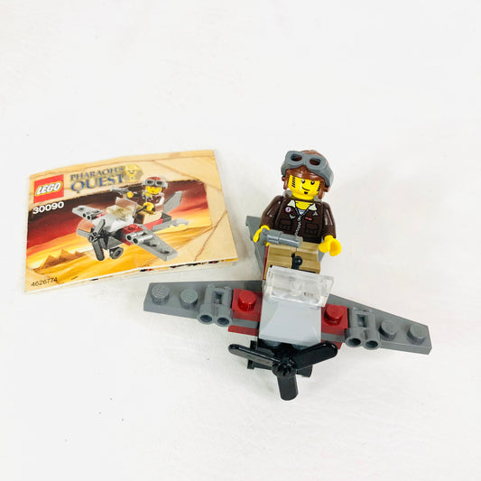 LEGO Pharaoh's Quest: Desert Glider (30090) 100% Complete With Instructions & Minifigure